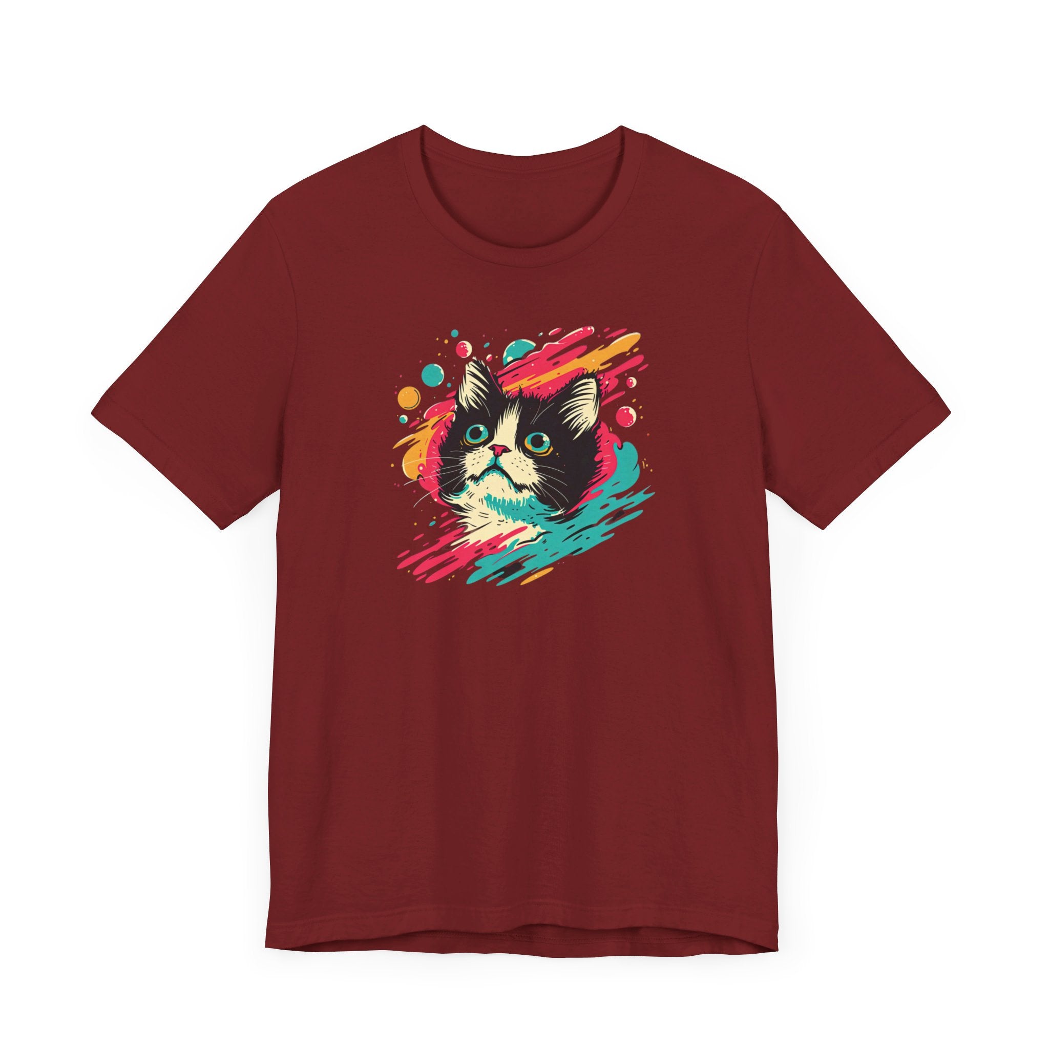 Psychedelic Cat Art T-Shirt