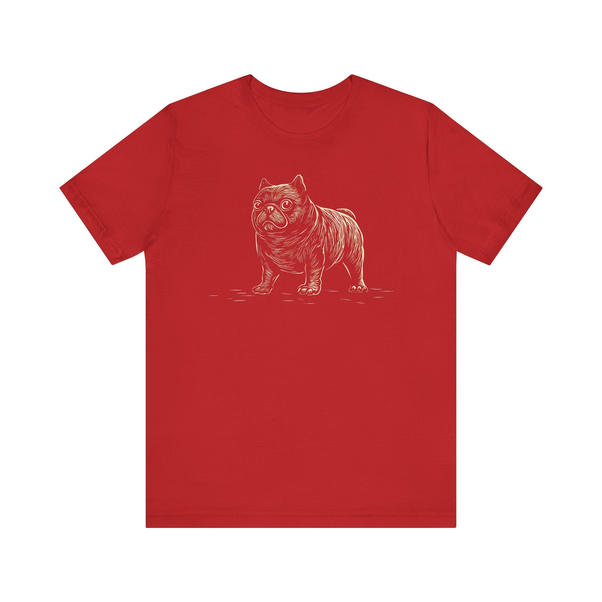 Adorable Bulldog Graphic T-Shirt