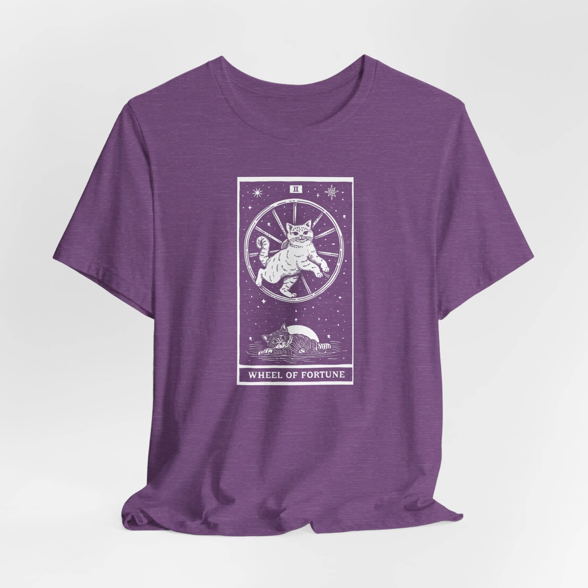 The Wheel of Fortune Tarot Cat T-Shirt