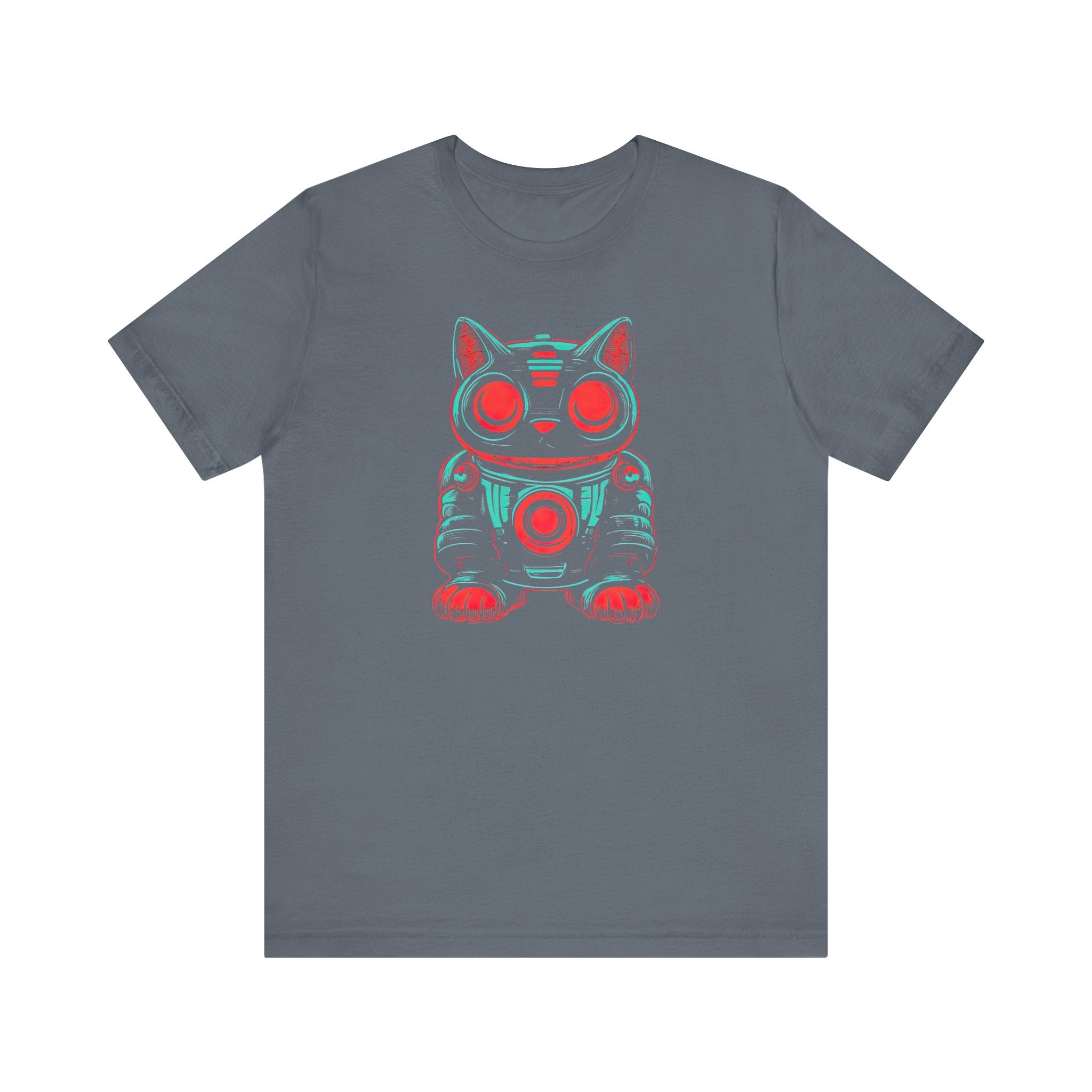 Neon Cyber Cat T-Shirt