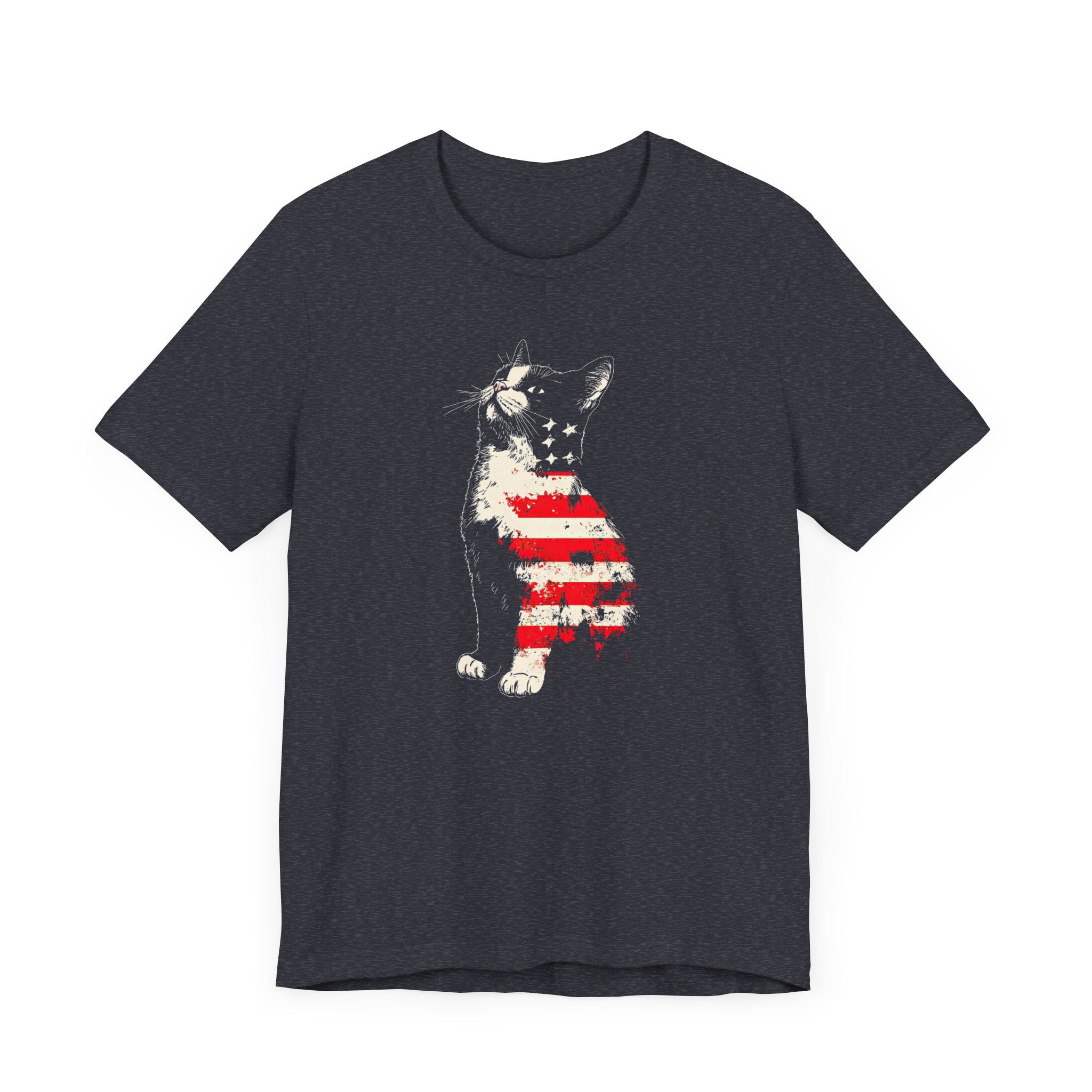 American Flag Cat T-Shirt