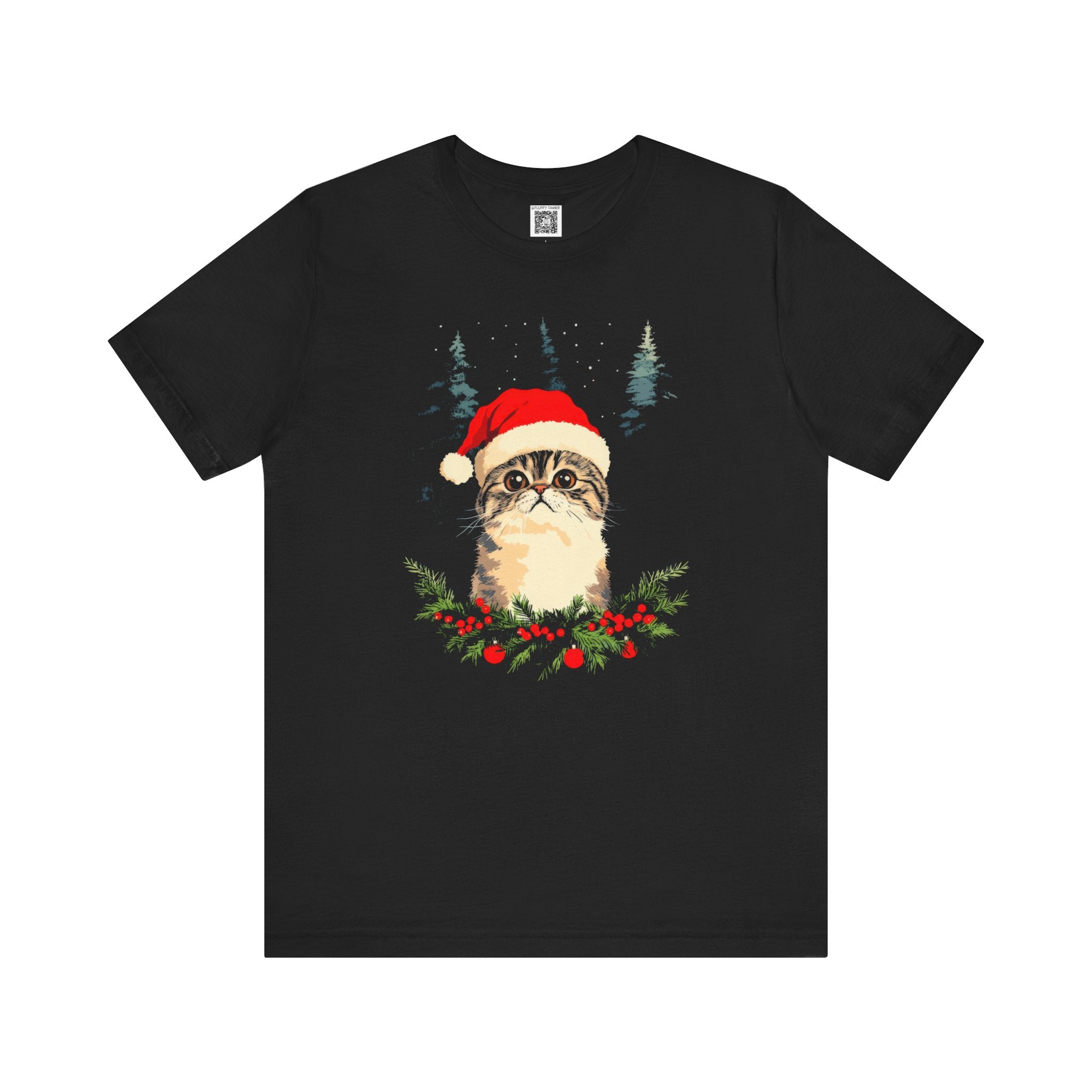 Festive Cat Christmas T-Shirt