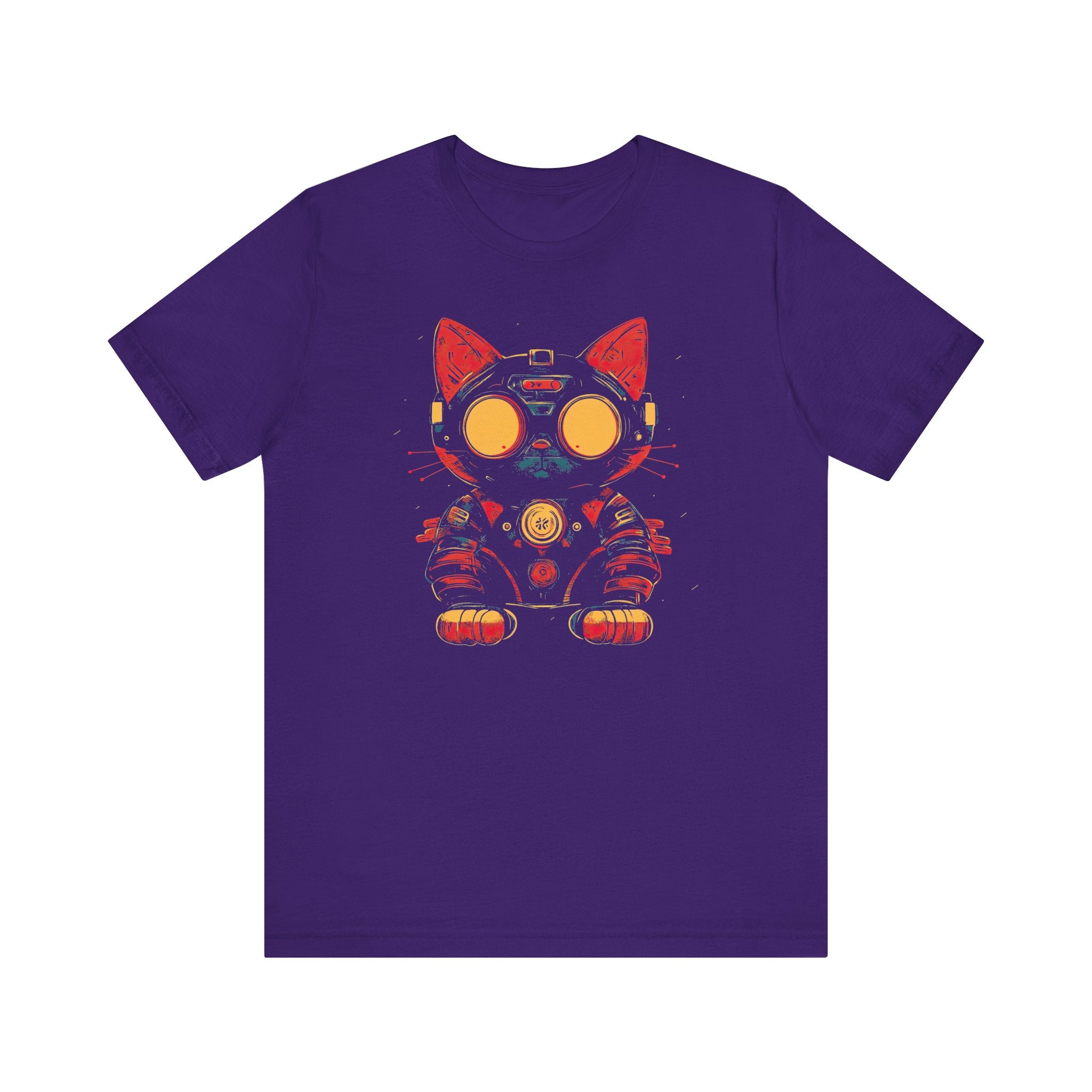 Neon Tech Cat T-Shirt