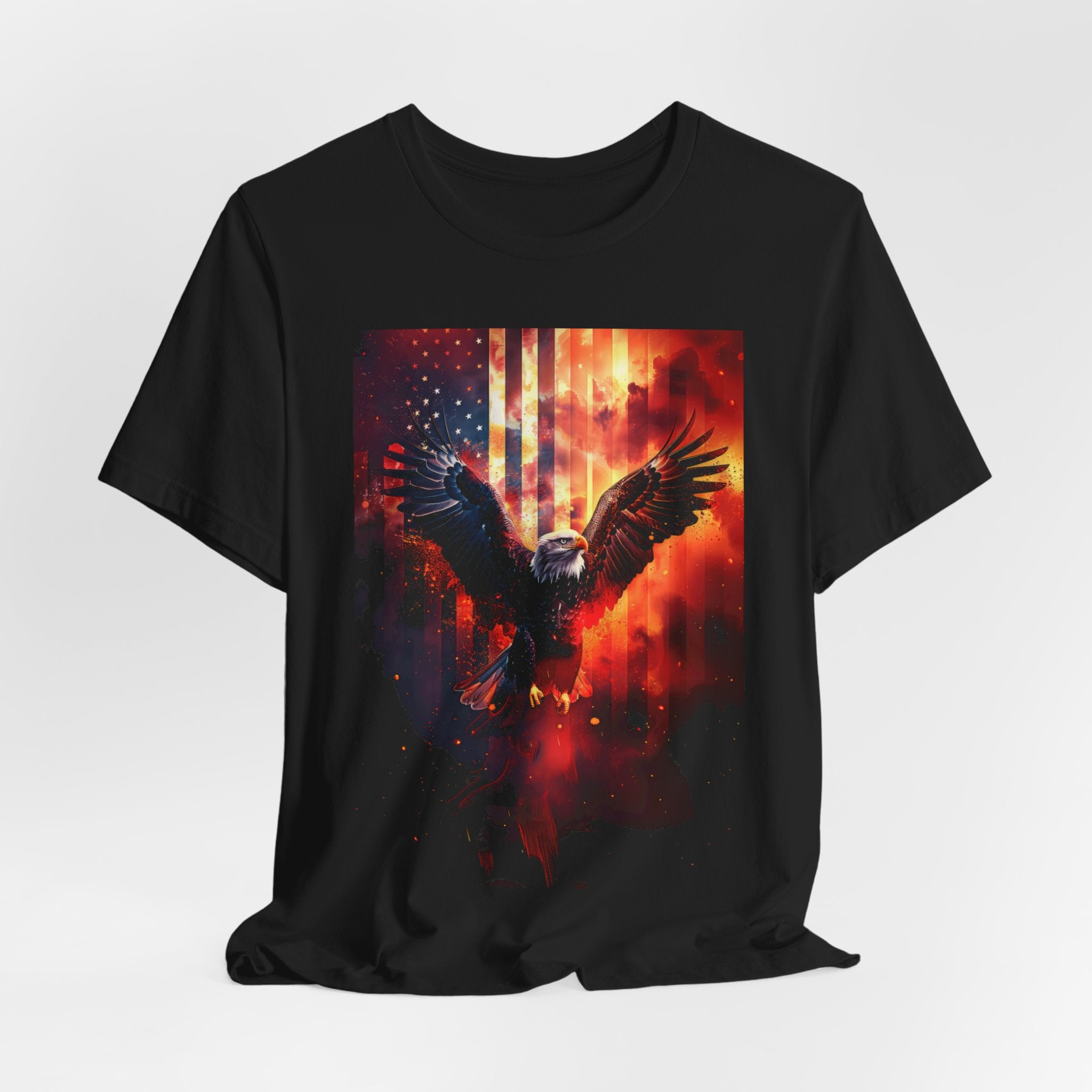 Majestic Flight: Liberty Eagle T-Shirt  Unisex Jersey Short Sleeve Tee
