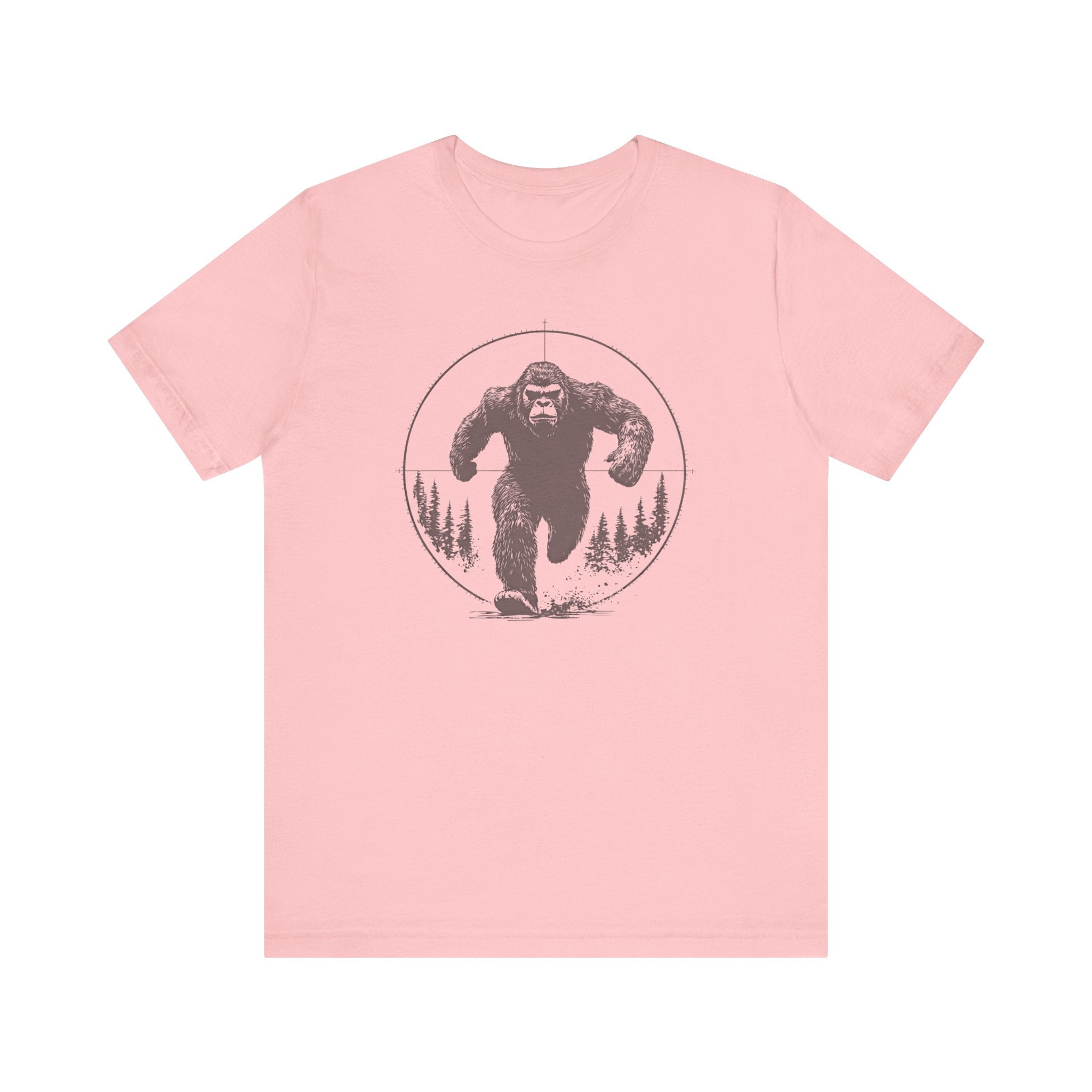 Bigfoot in Crosshairs T-Shirt Funny Adventure Design