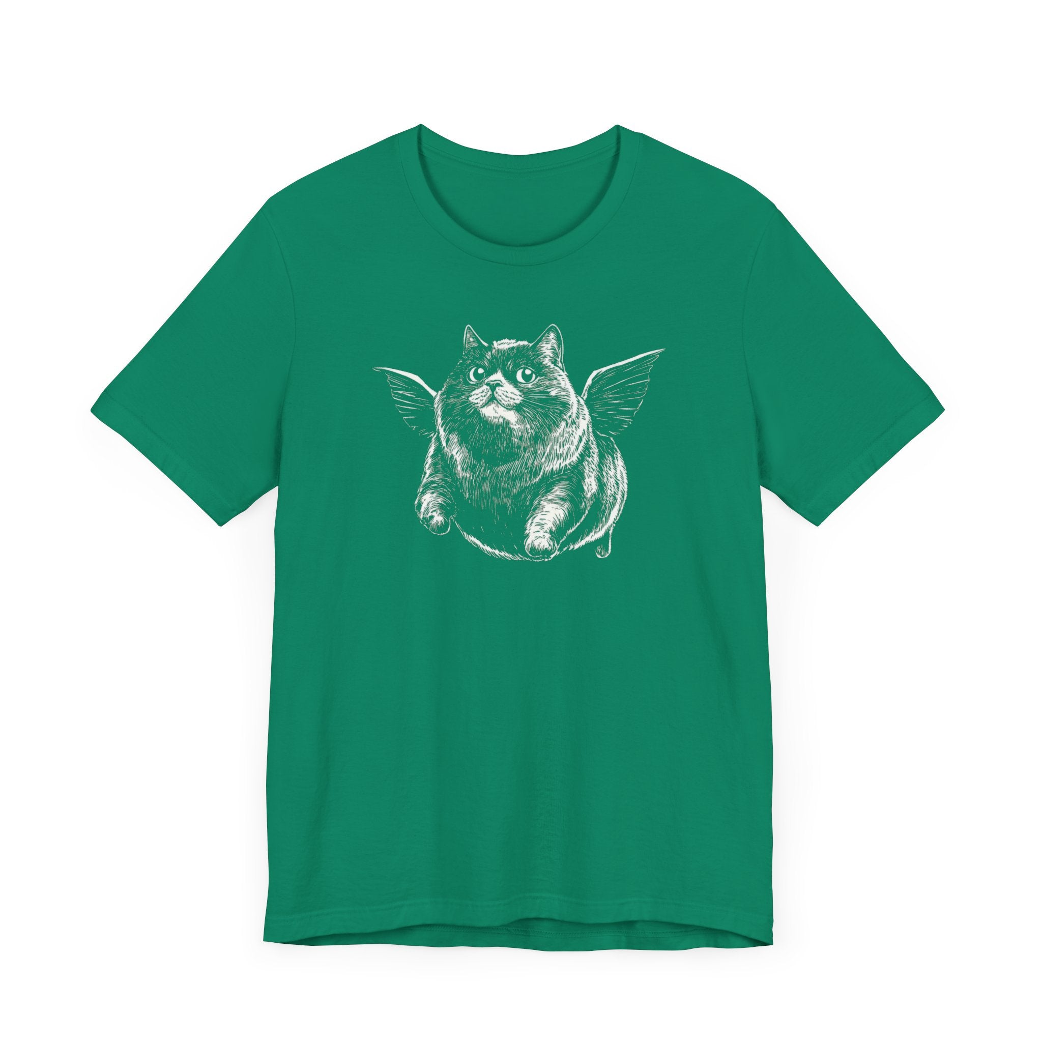 Chubby Angel Cat T-Shirt