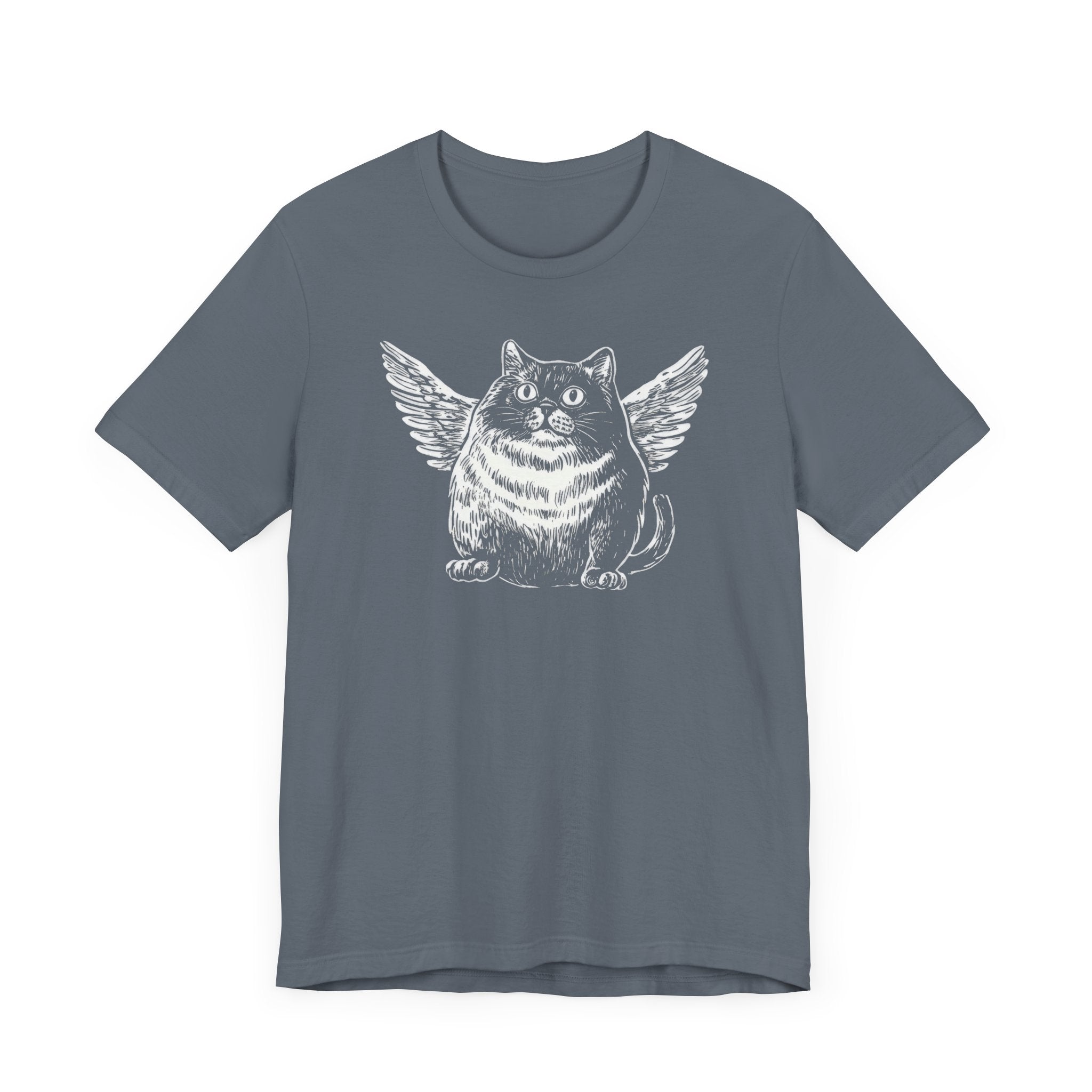 Chubby Angel Cat T-Shirt