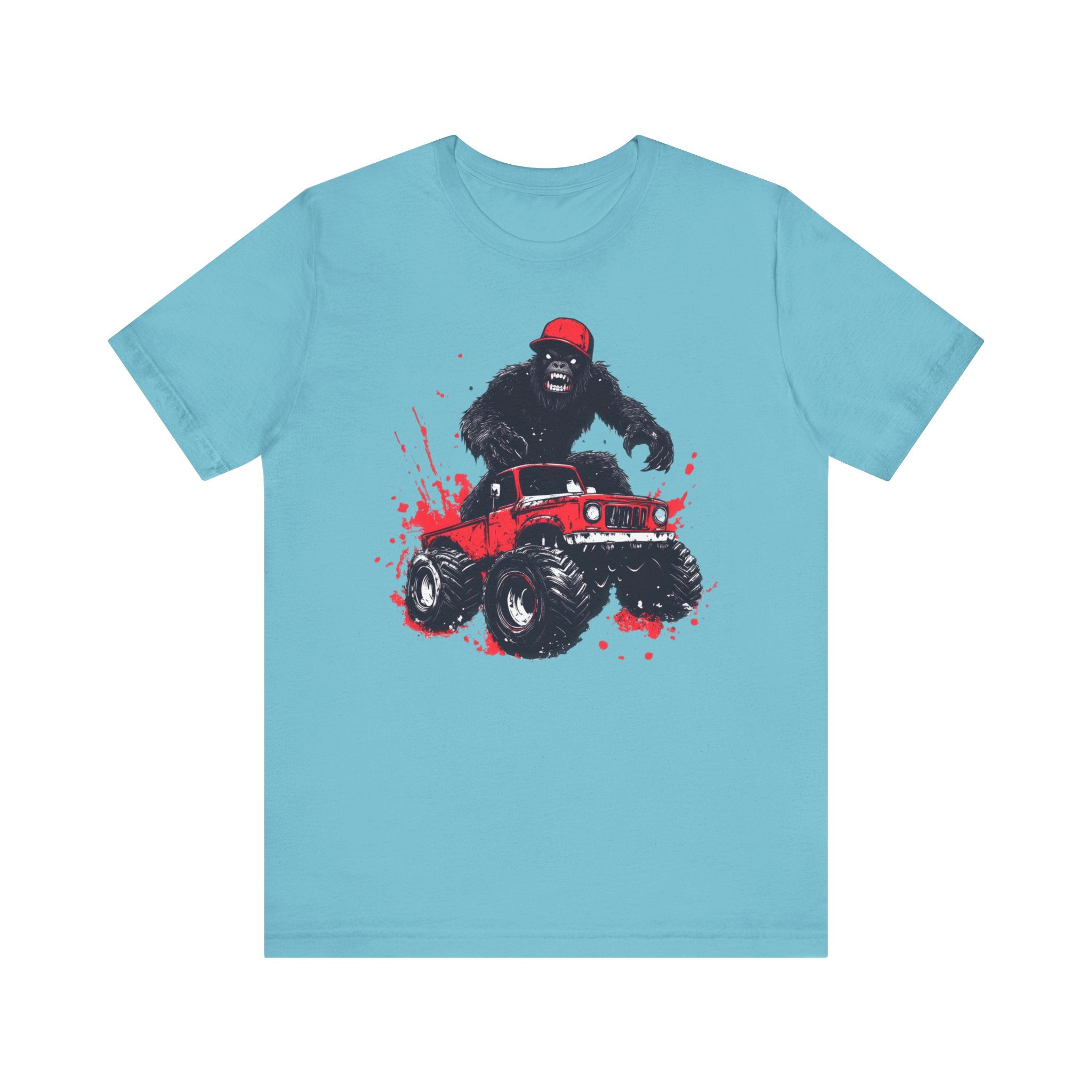 Bigfoot Monster Truck T-Shirt Funny Adventure Design