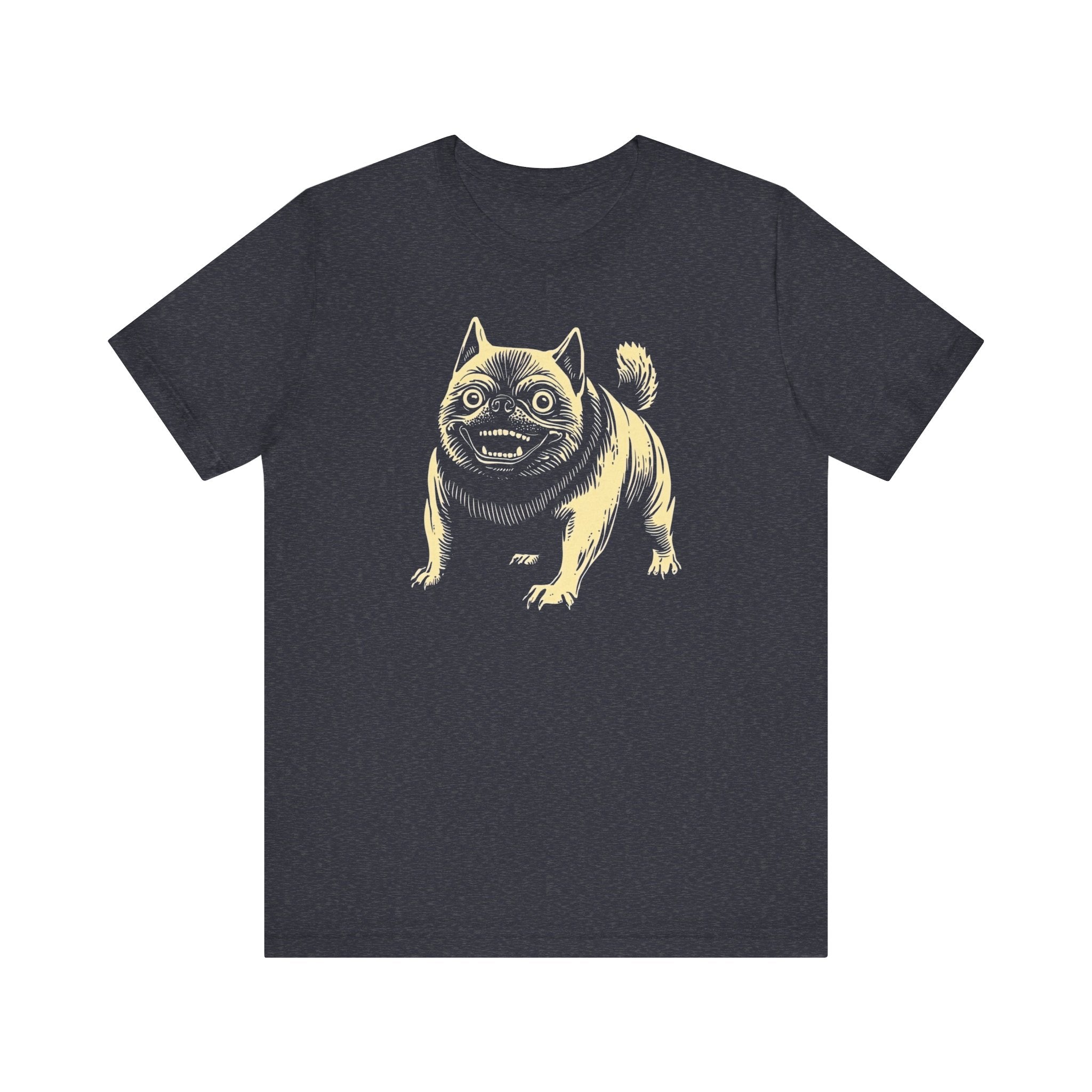 Grinning Pug T-Shirt – Funny and Adorable Dog Lover Tee