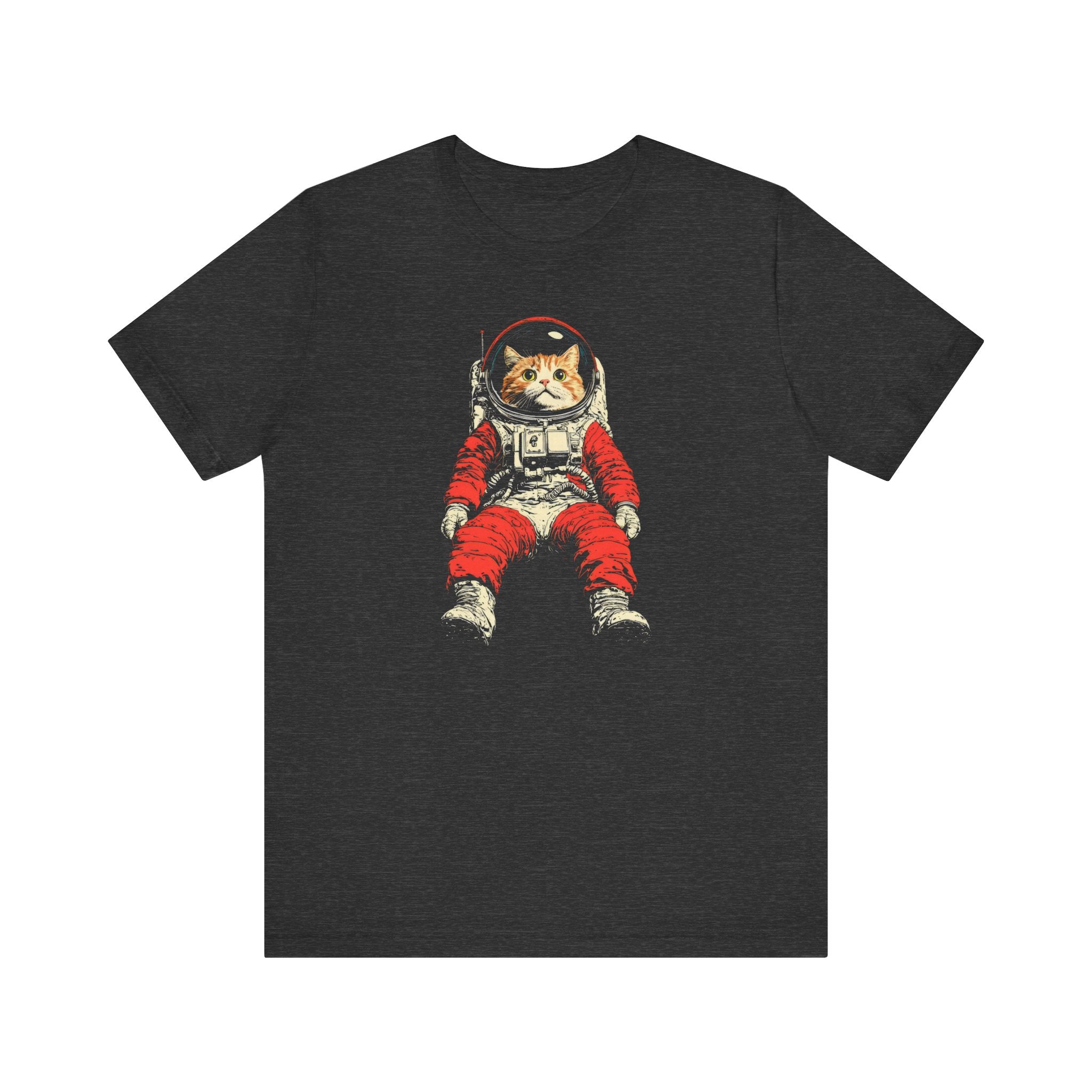 Chill Cat Astronaut Graphic Tee