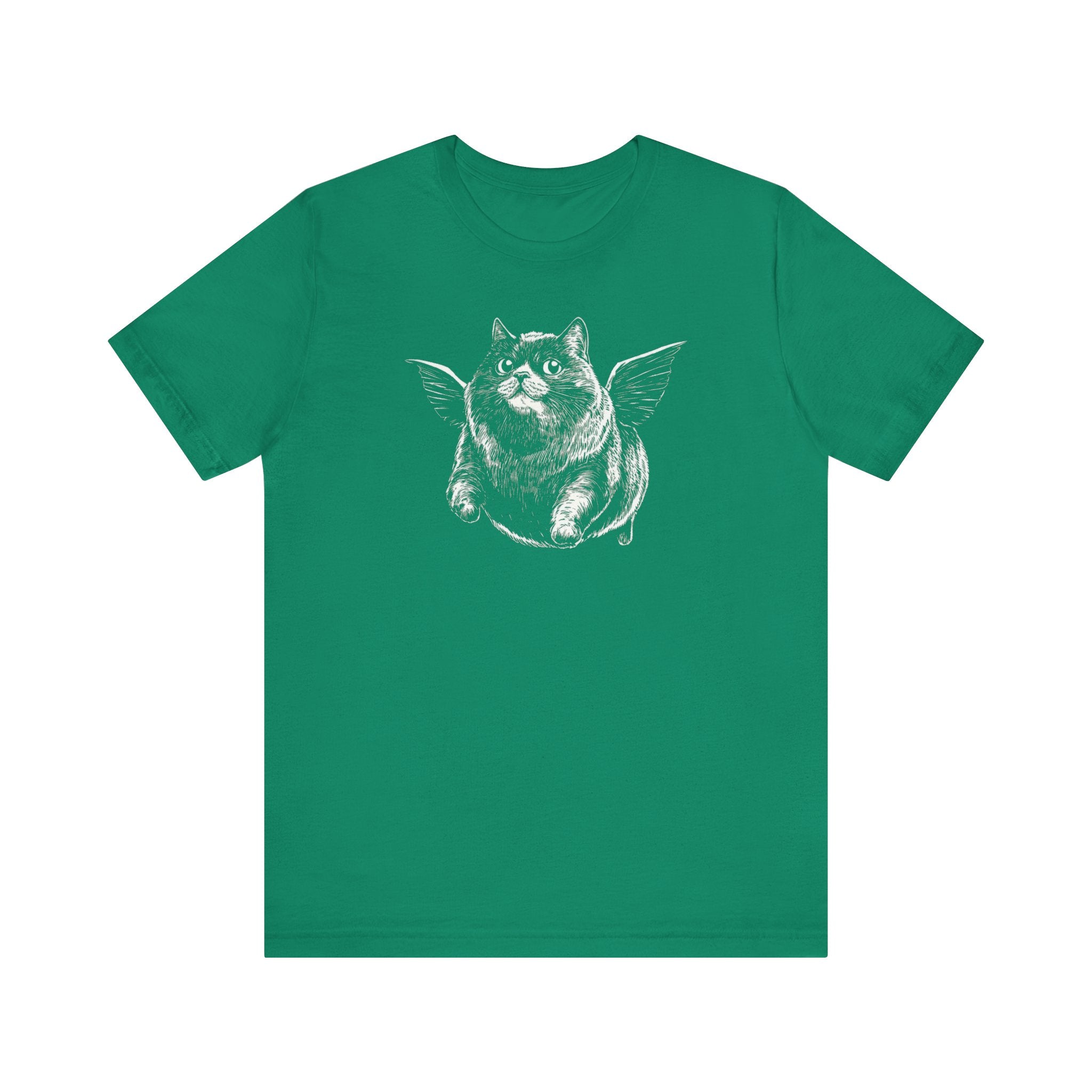 Chubby Angel Cat T-Shirt