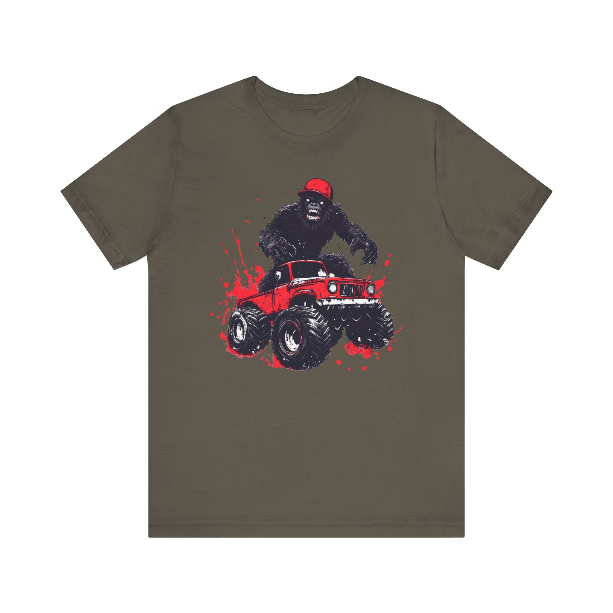 Bigfoot Monster Truck T-Shirt Funny Adventure Design