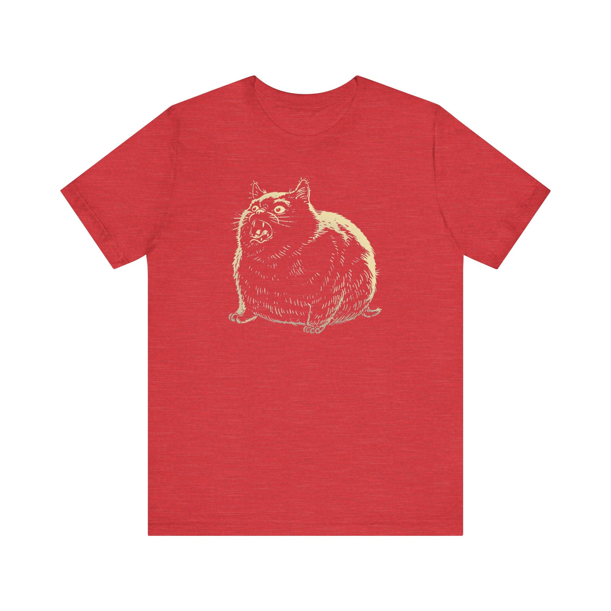 Angry Cat Vintage Style T-Shirt