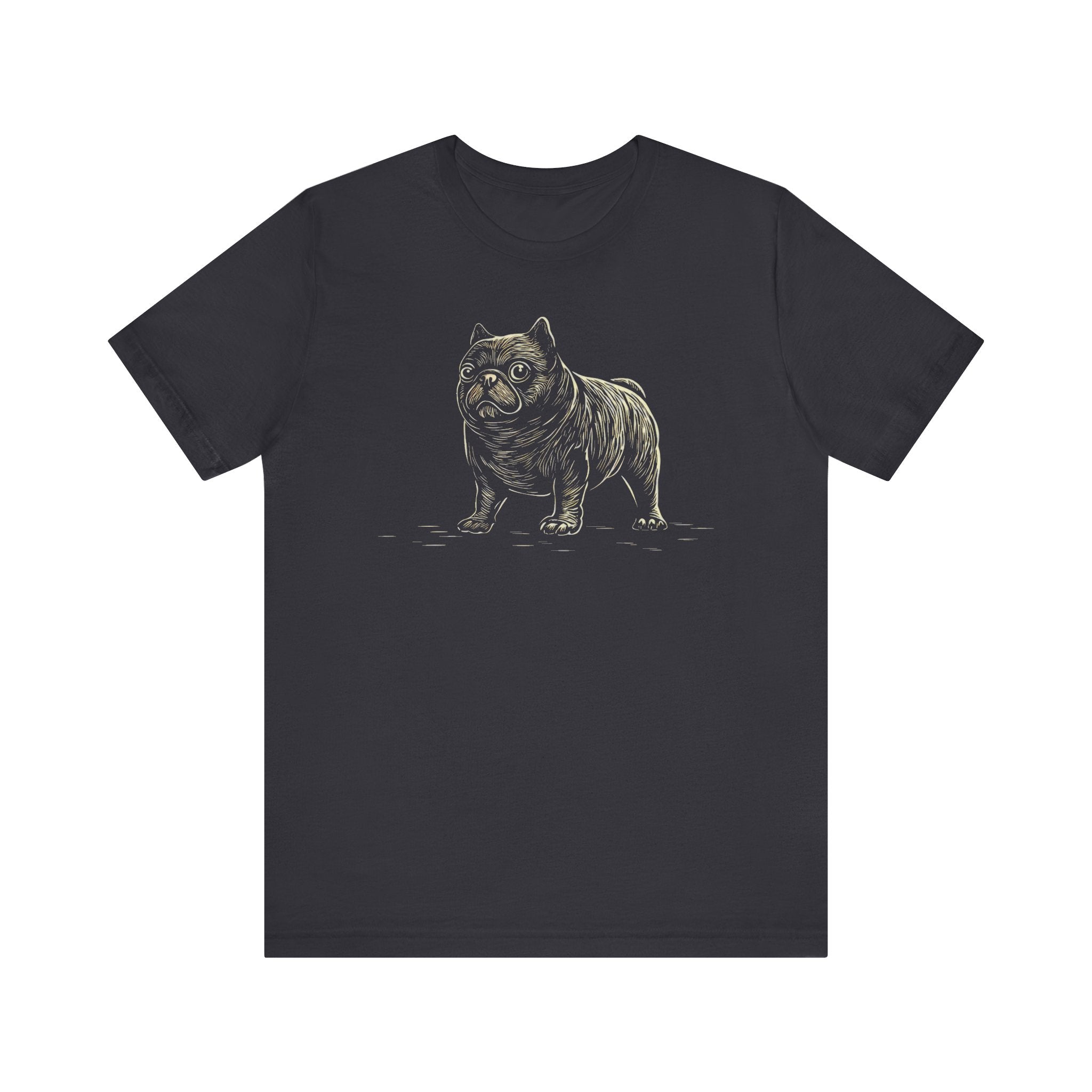 Adorable Bulldog Graphic T-Shirt