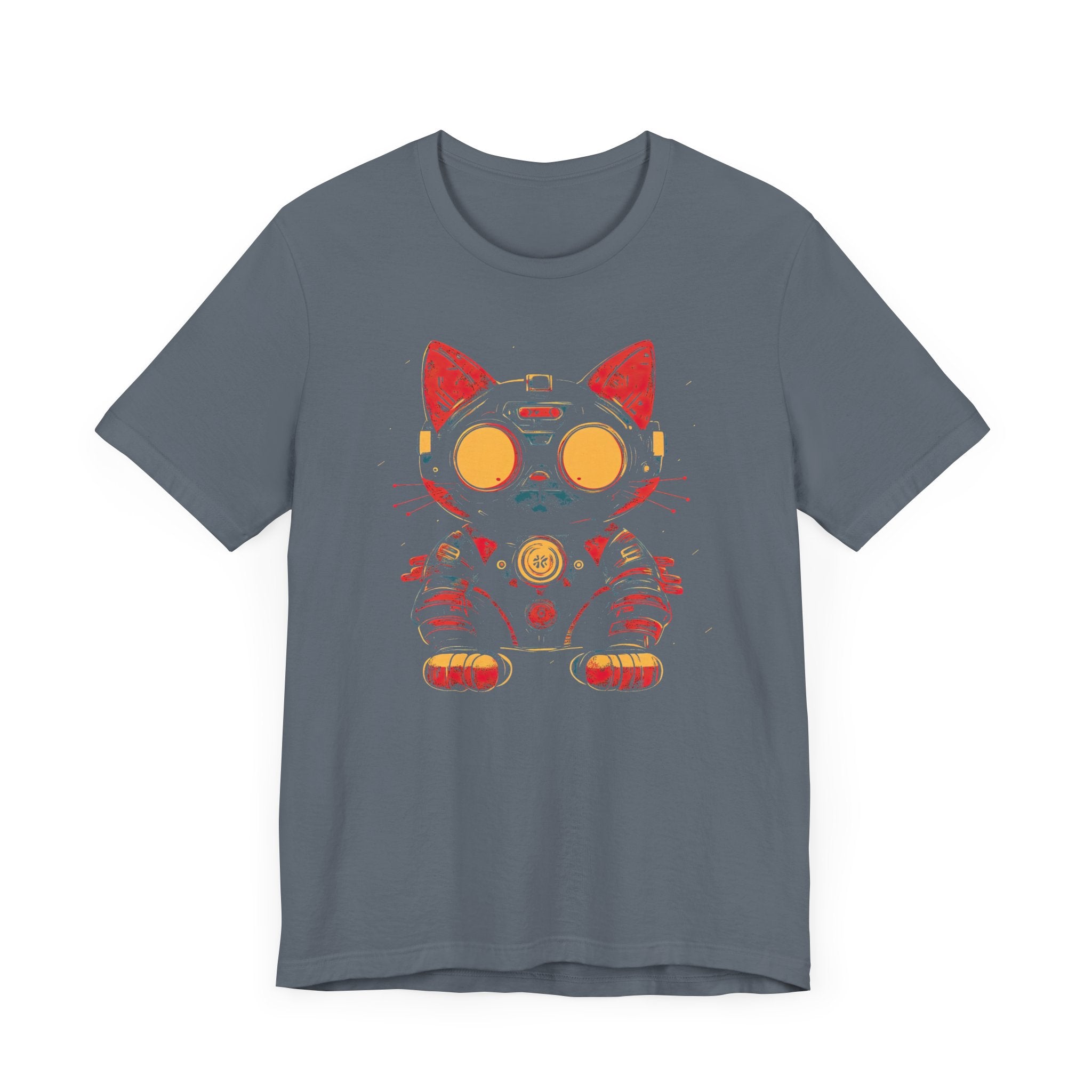 Neon Tech Cat T-Shirt