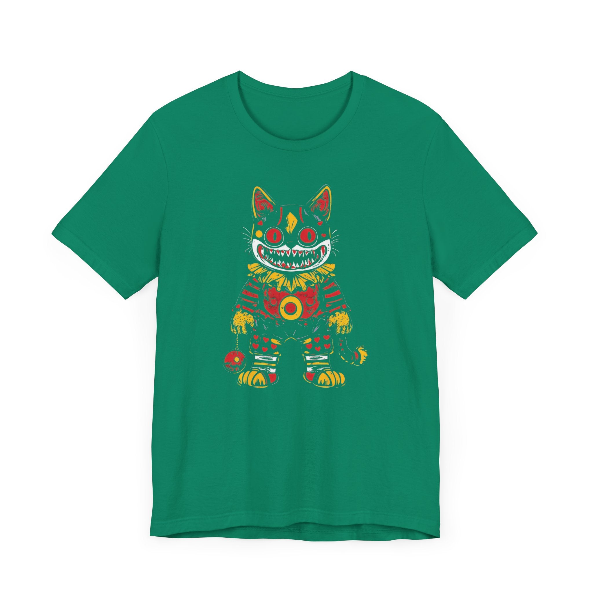 Creepy Clown Cat Graphic Tee