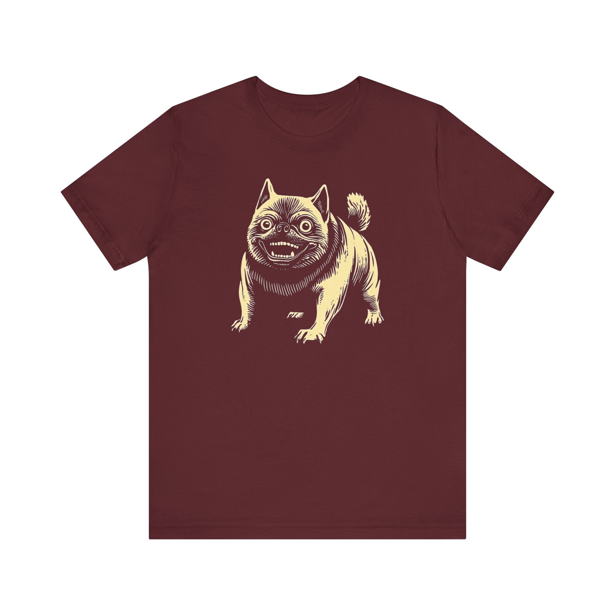 Grinning Pug T-Shirt – Funny and Adorable Dog Lover Tee