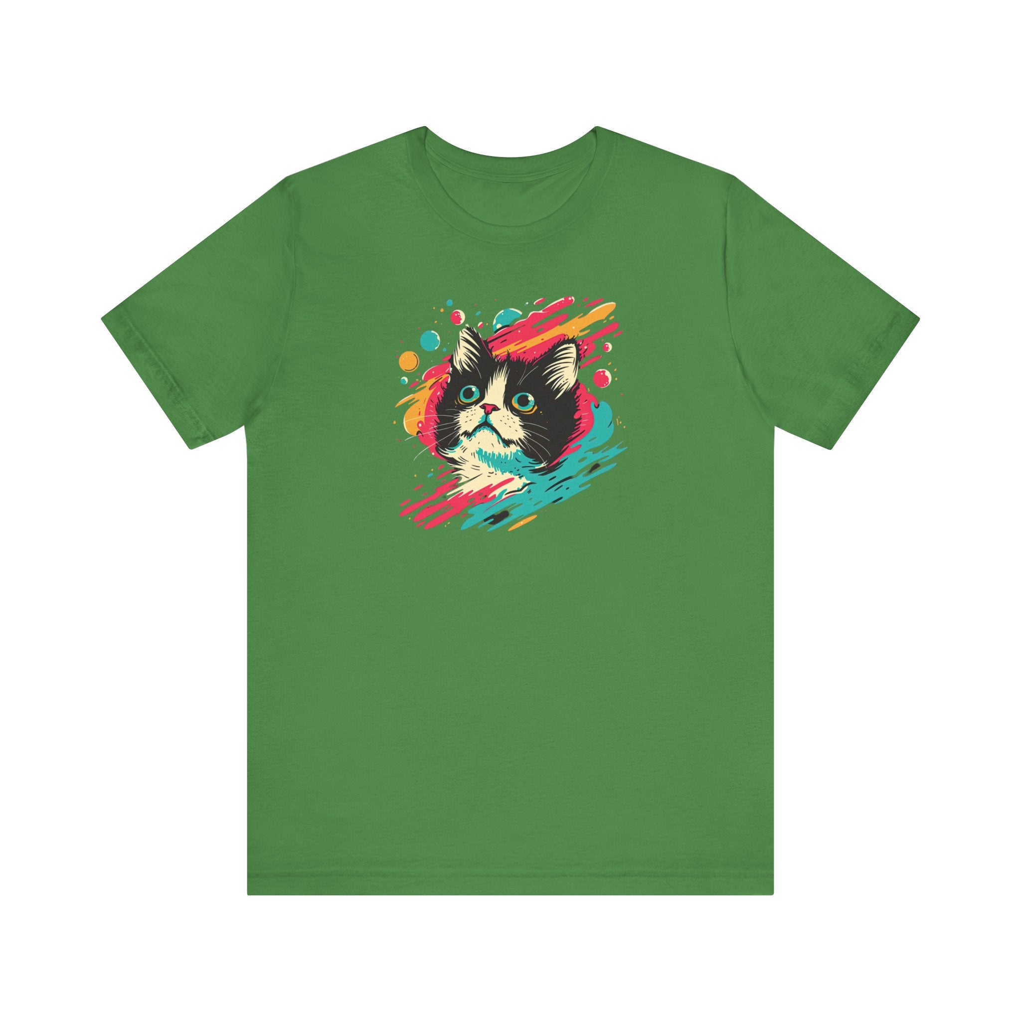 Psychedelic Cat Art T-Shirt