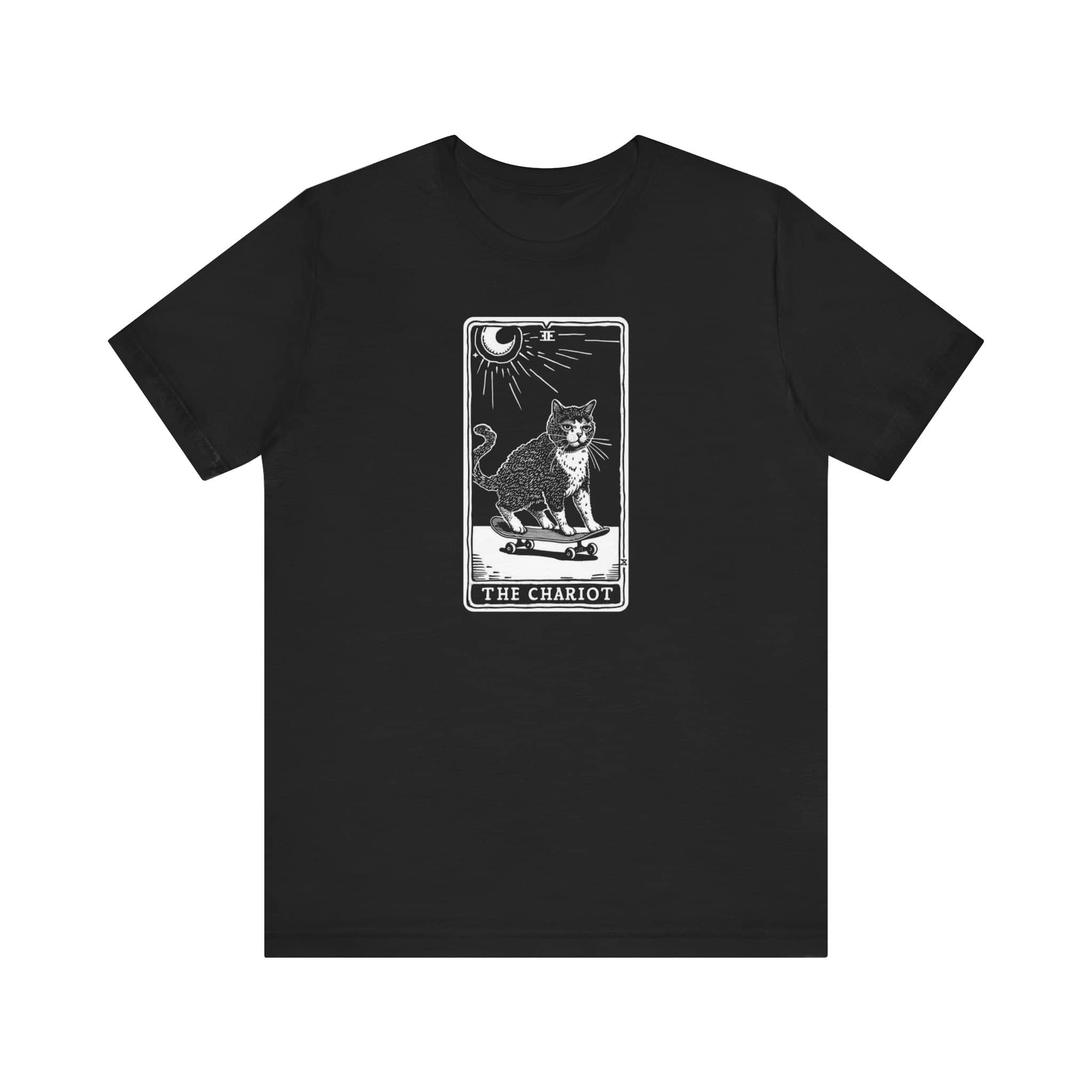 The Chariot Tarot Cat T-Shirt