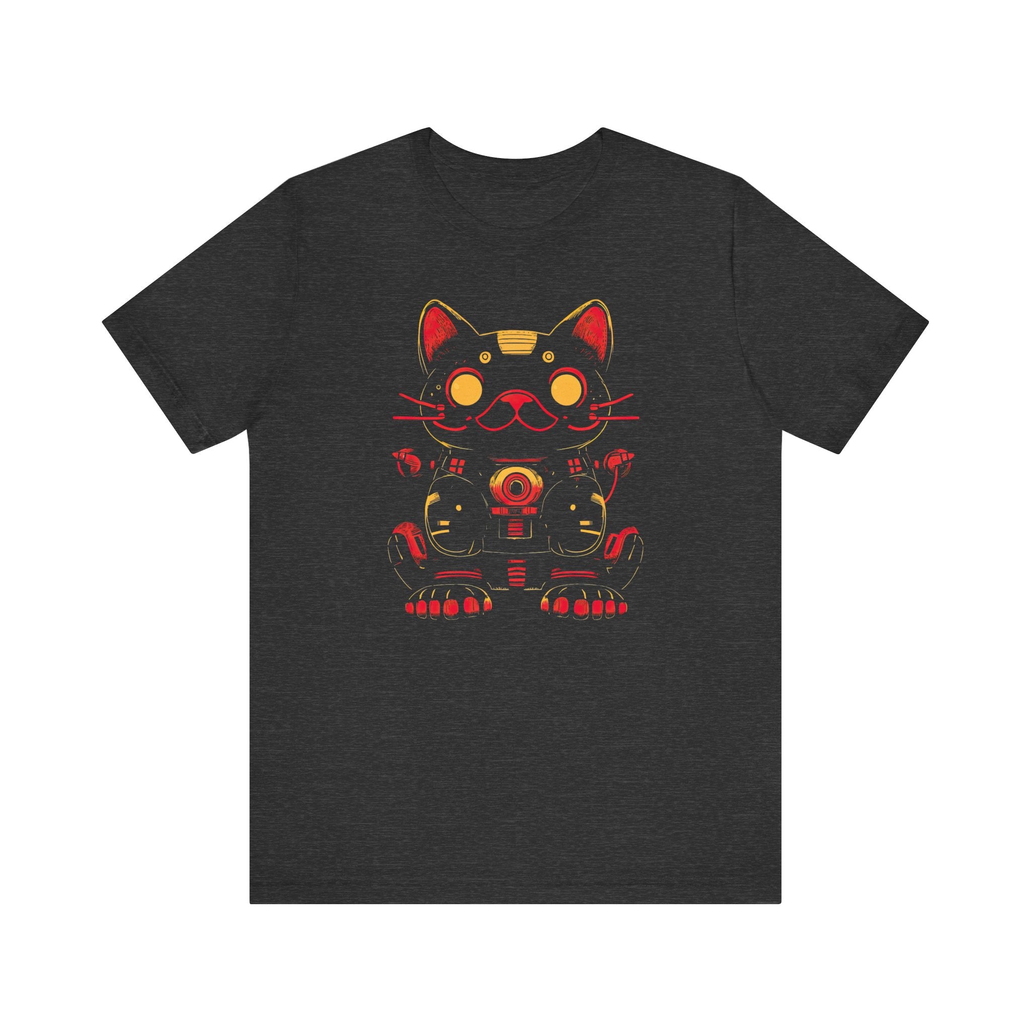 Cyber Samurai Lucky Cat T-Shirt