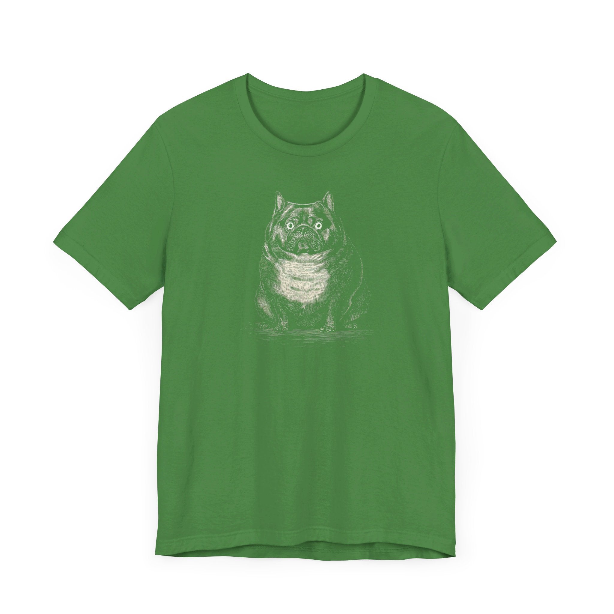 Surprised Bulldog Graphic T-Shirt