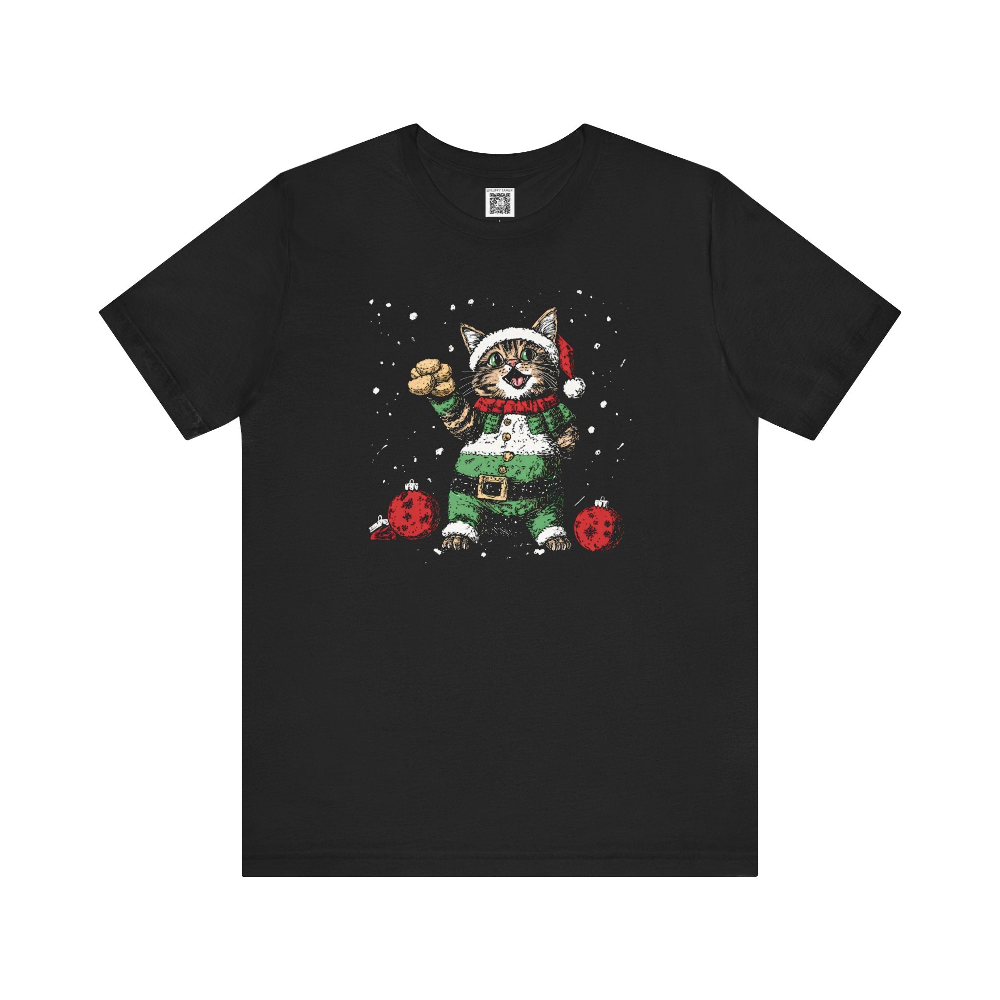 Festive Cat Christmas T-Shirt