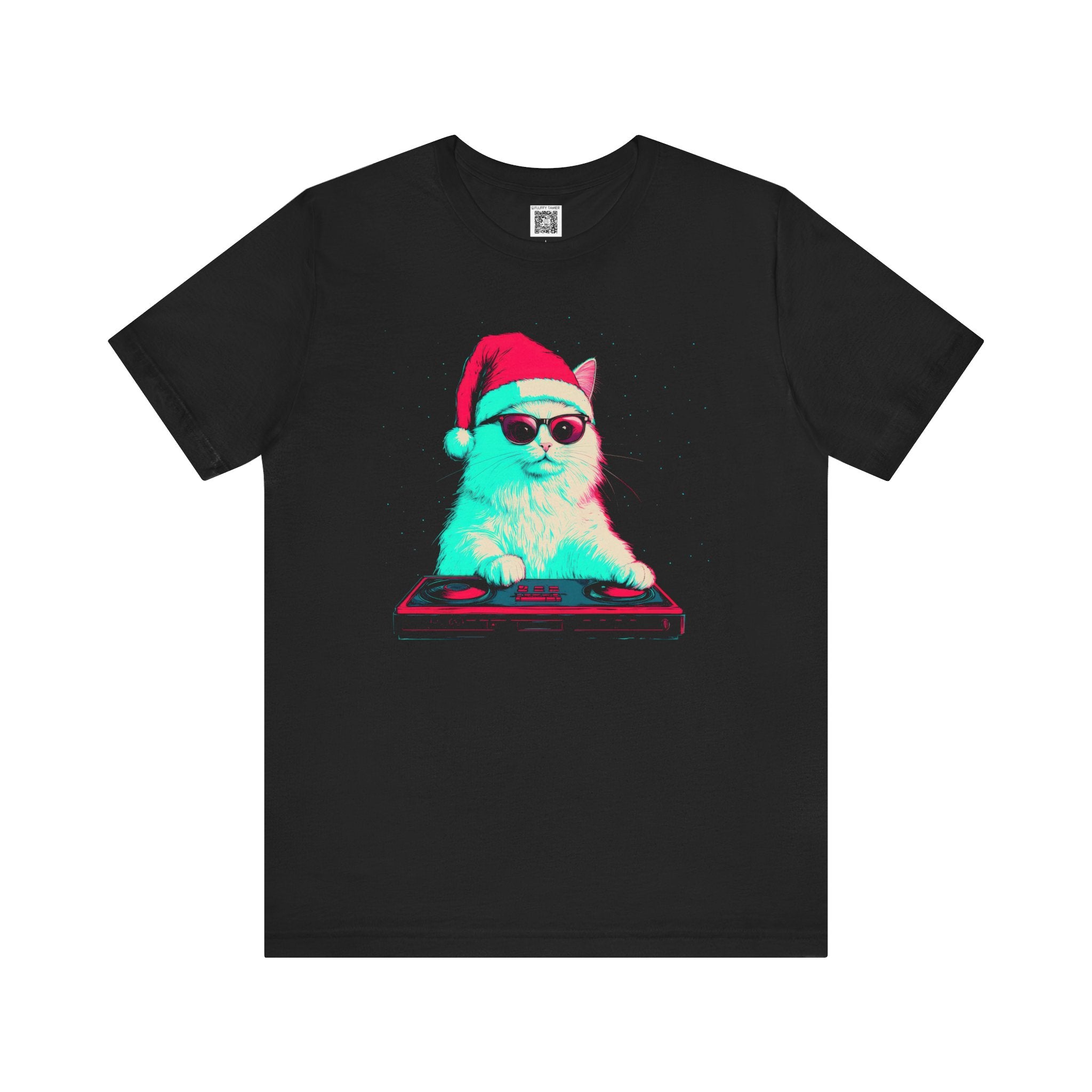 DJ Cat Christmas T-Shirt