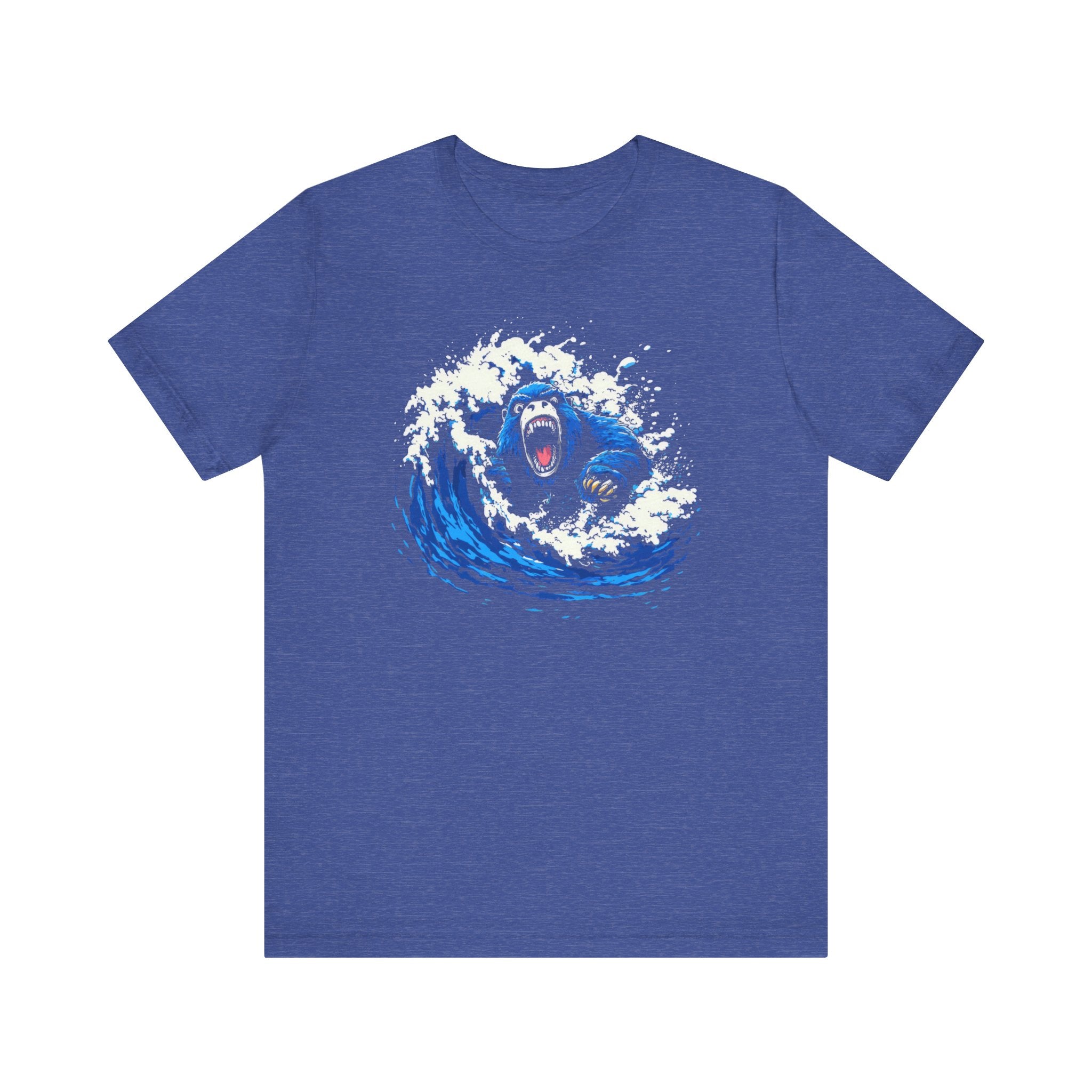 Bigfoot Riding the Wave T-Shirt - Surf’s Up with Sasquatch