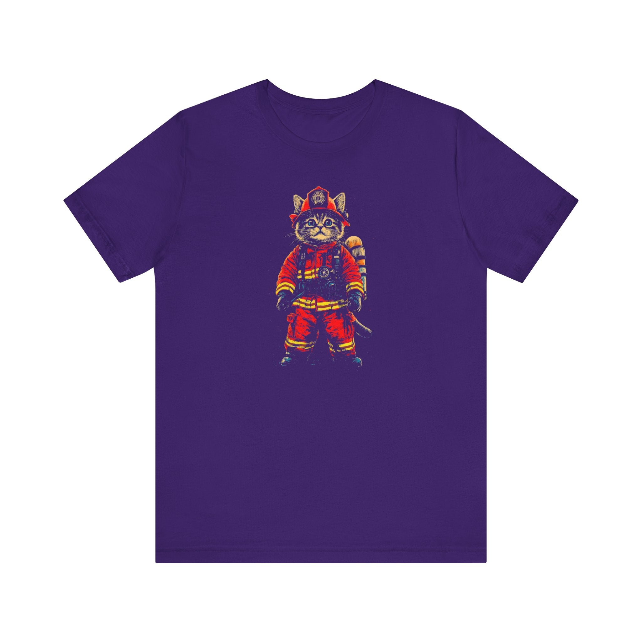 Firefighter Cat T-Shirt