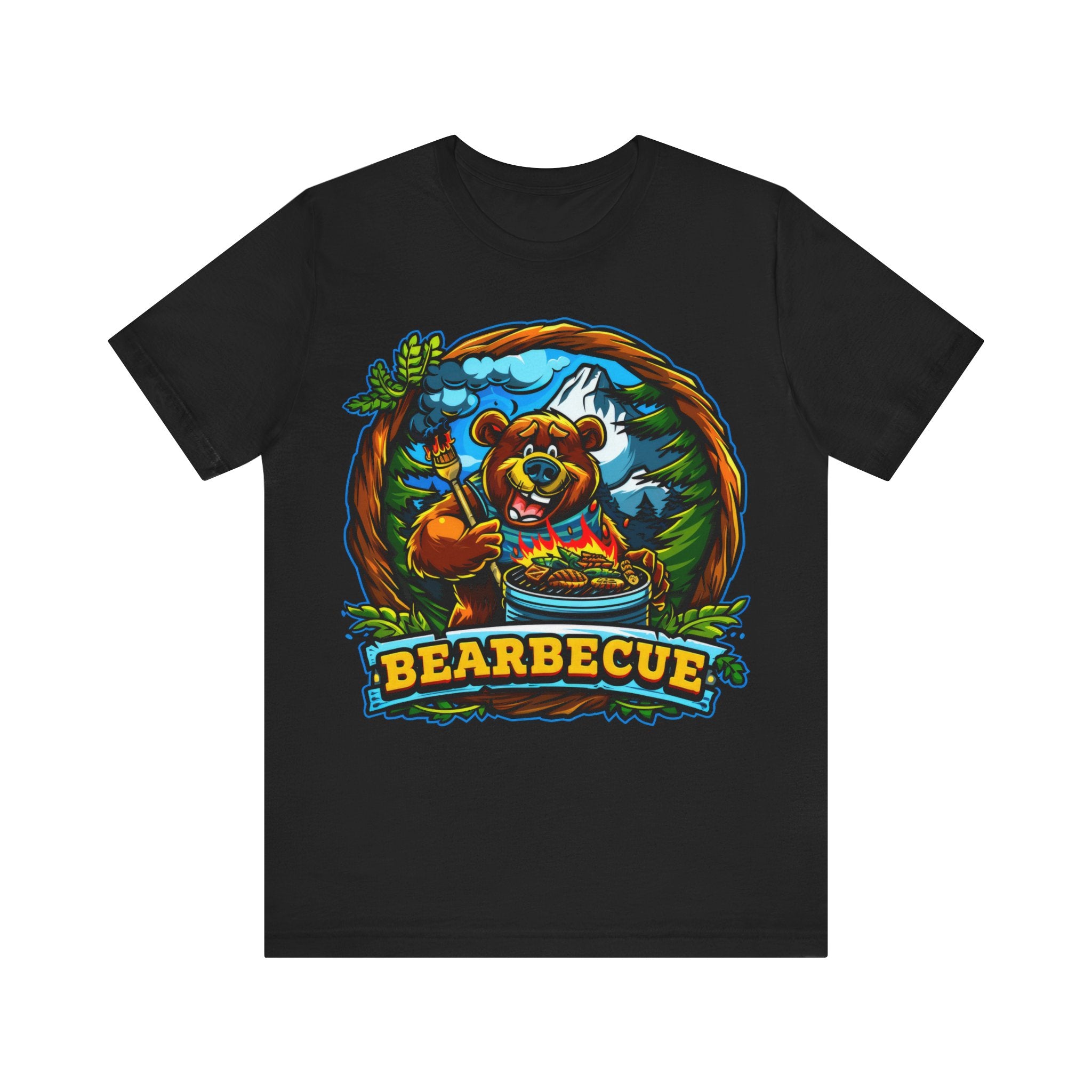 Bearbecue T-Shirt Funny BBQ Bear Lover Tee
