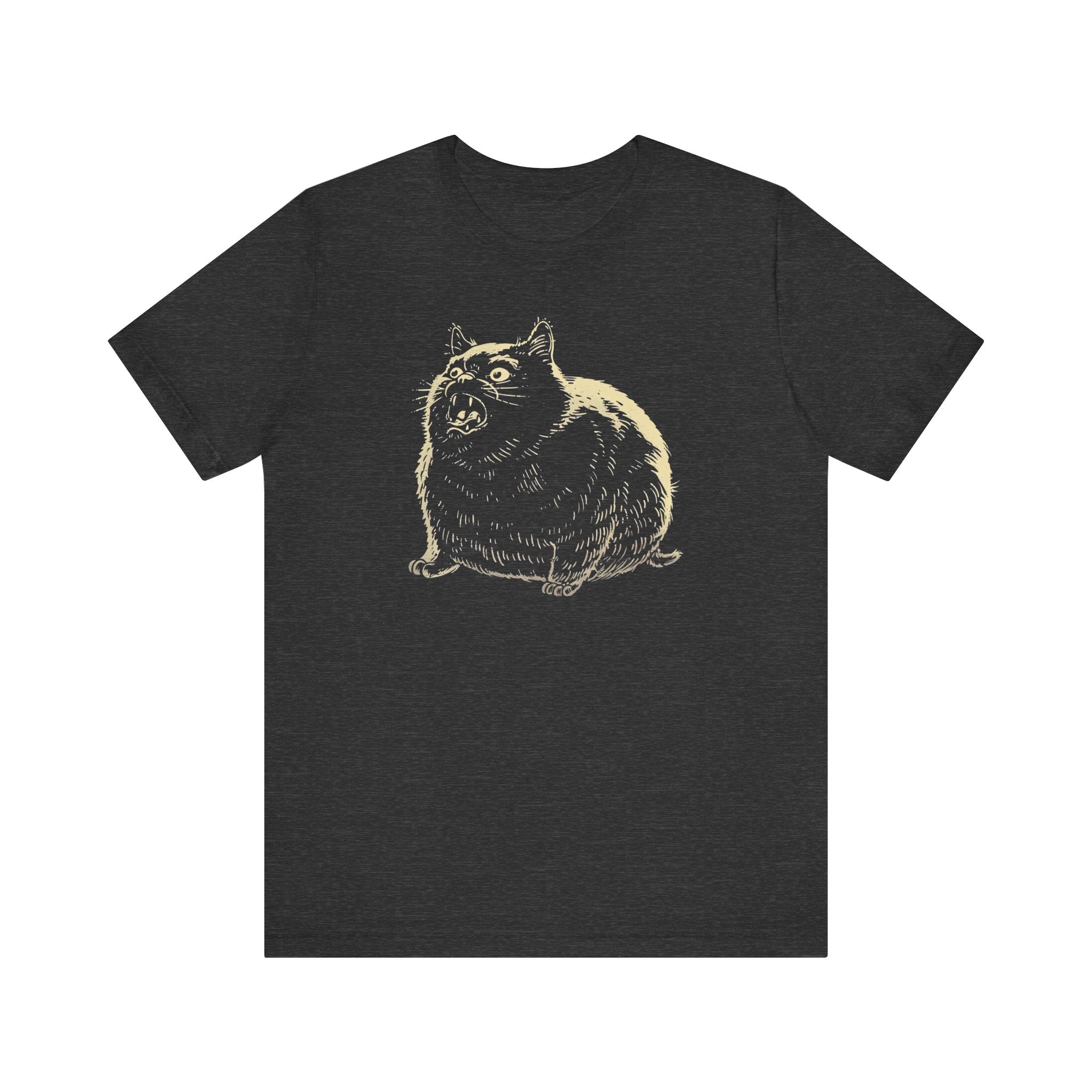 Angry Cat Vintage Style T-Shirt