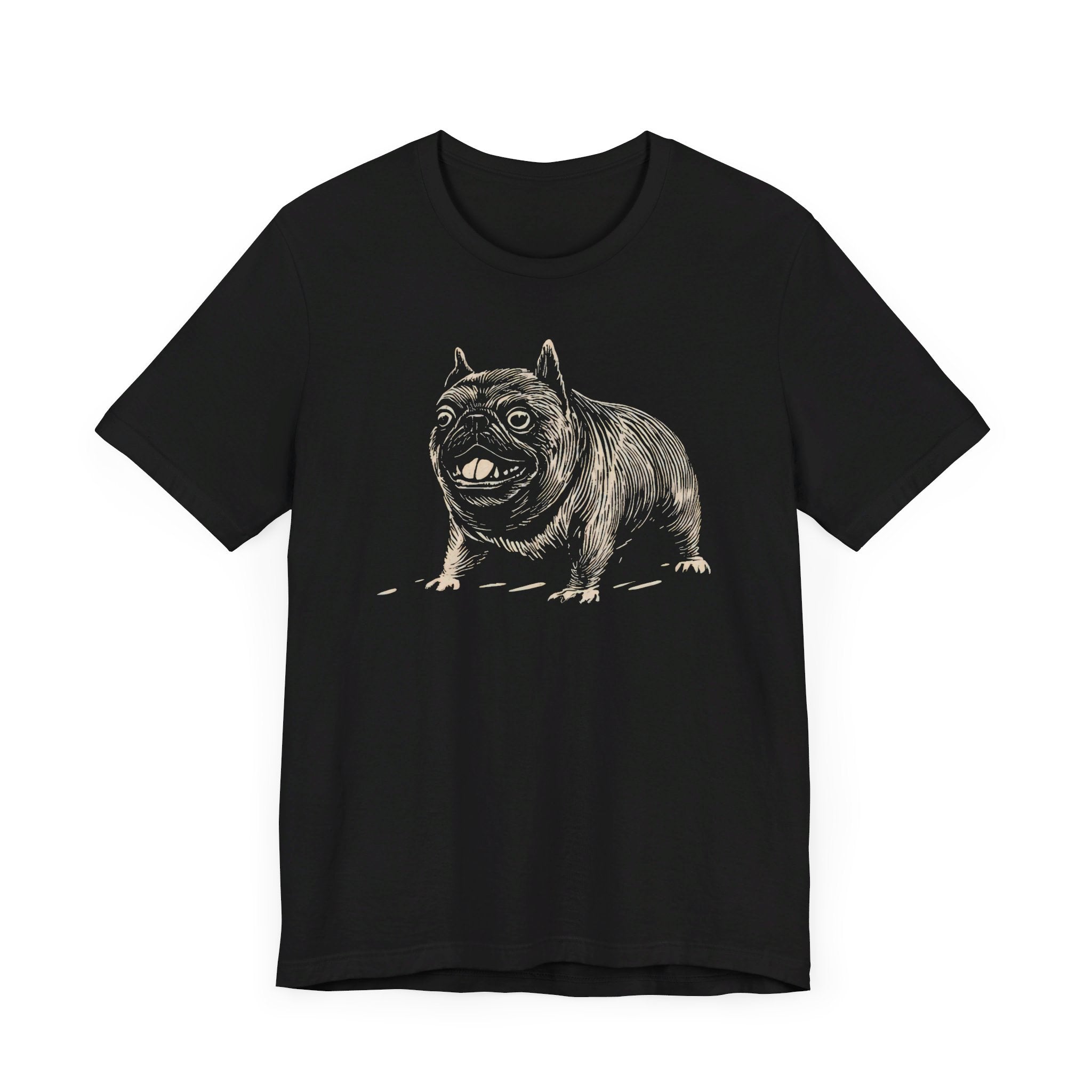 Funny French Bulldog Cartoon T-Shirt