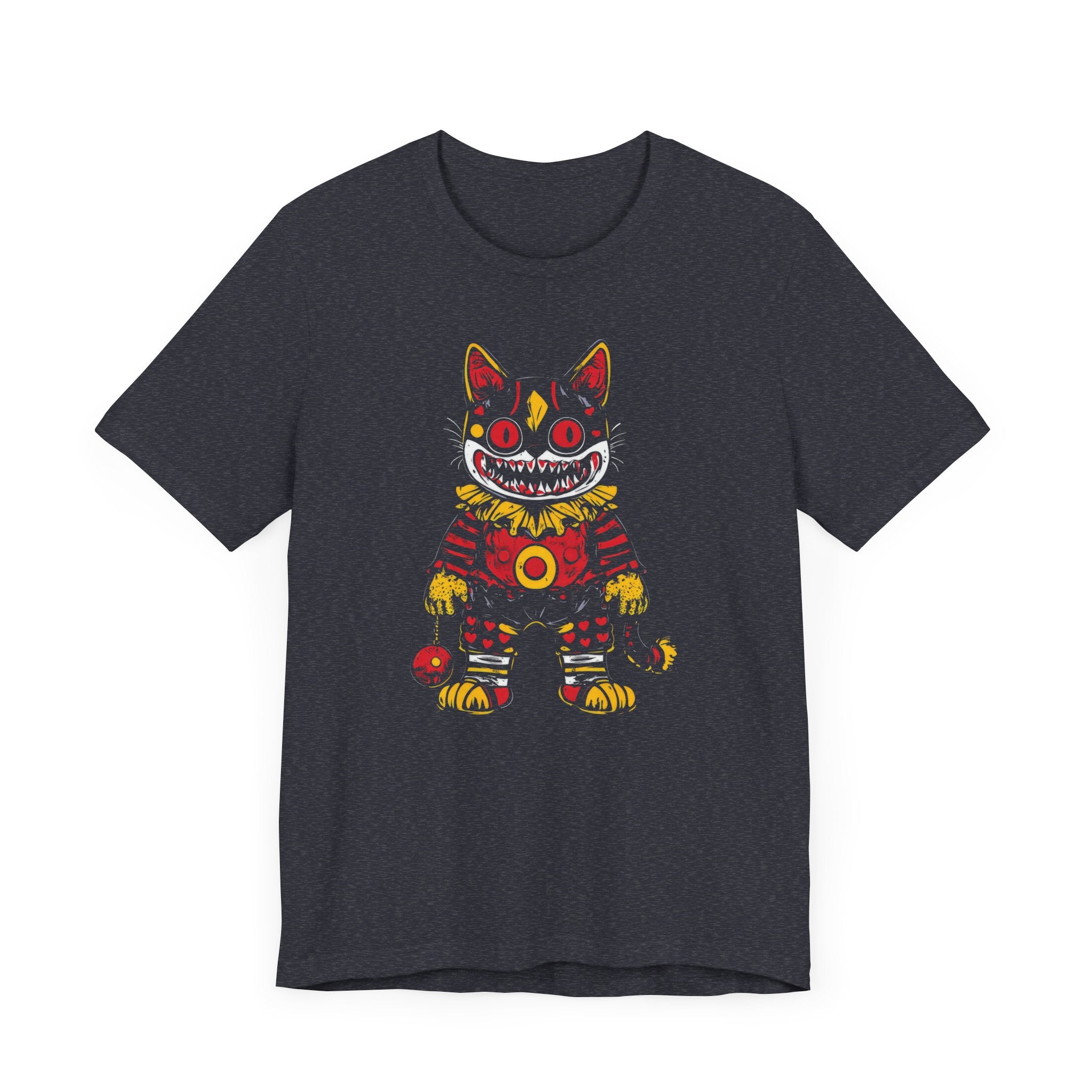 Creepy Clown Cat Graphic Tee