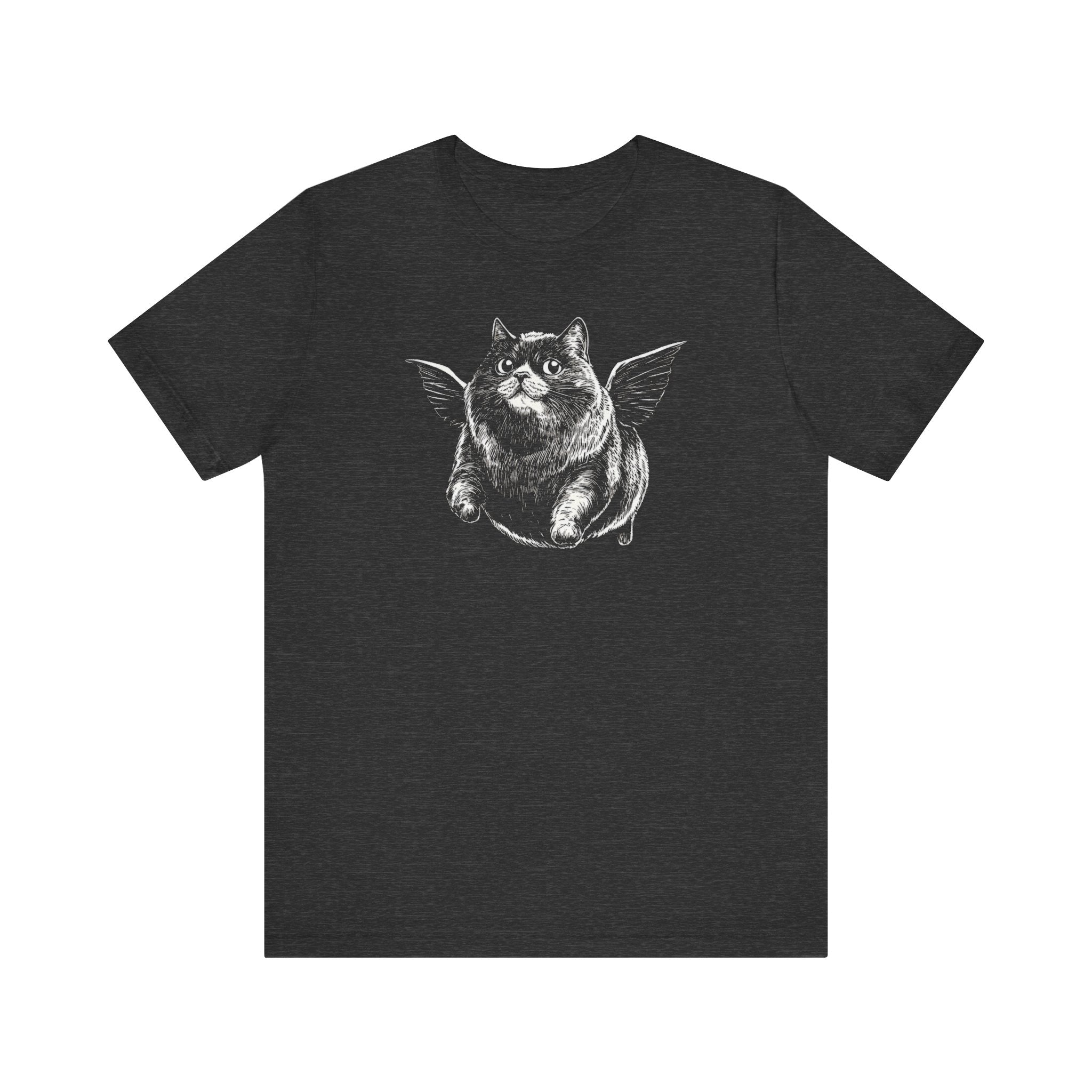 Chubby Angel Cat T-Shirt