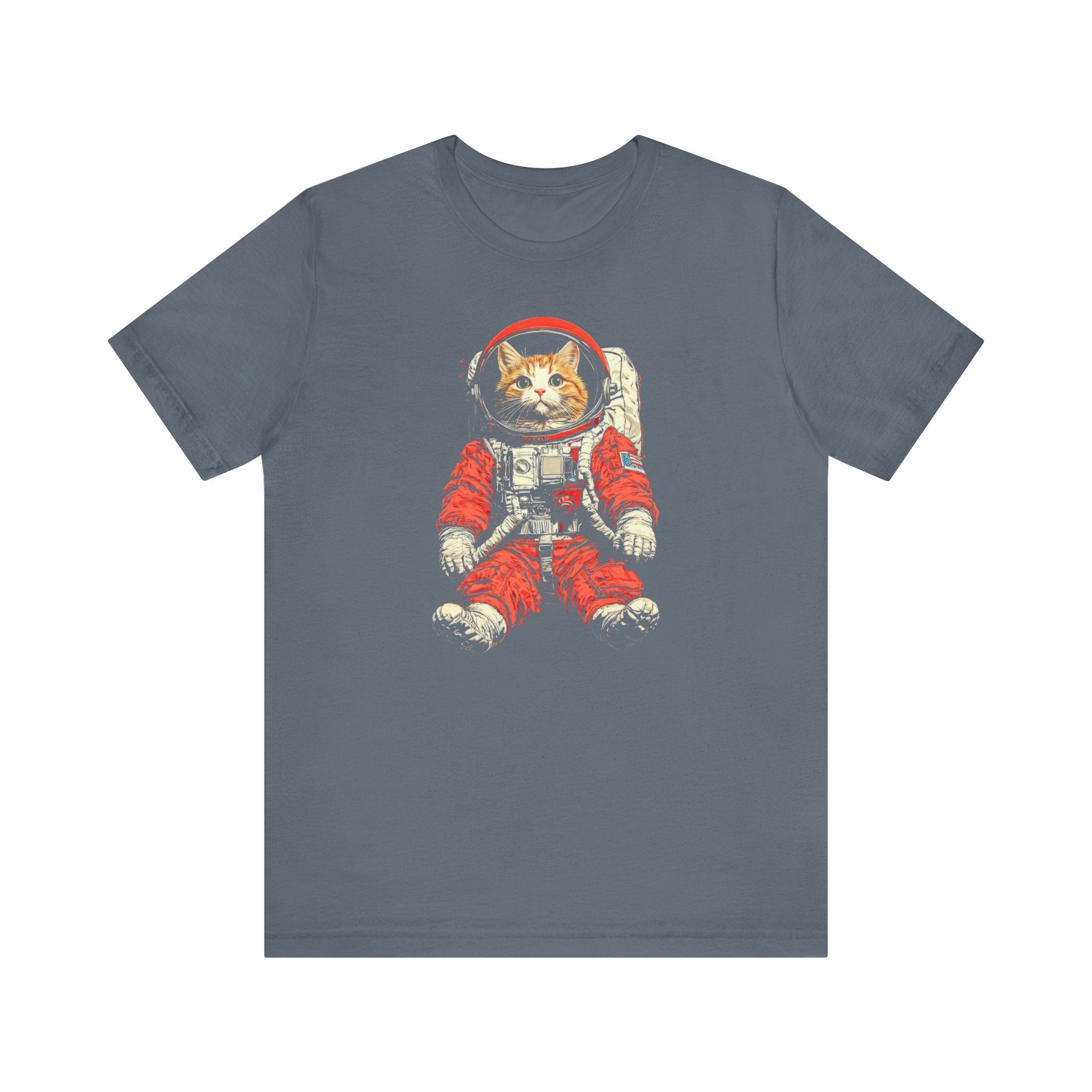 Floating Cat Astronaut Graphic Tee