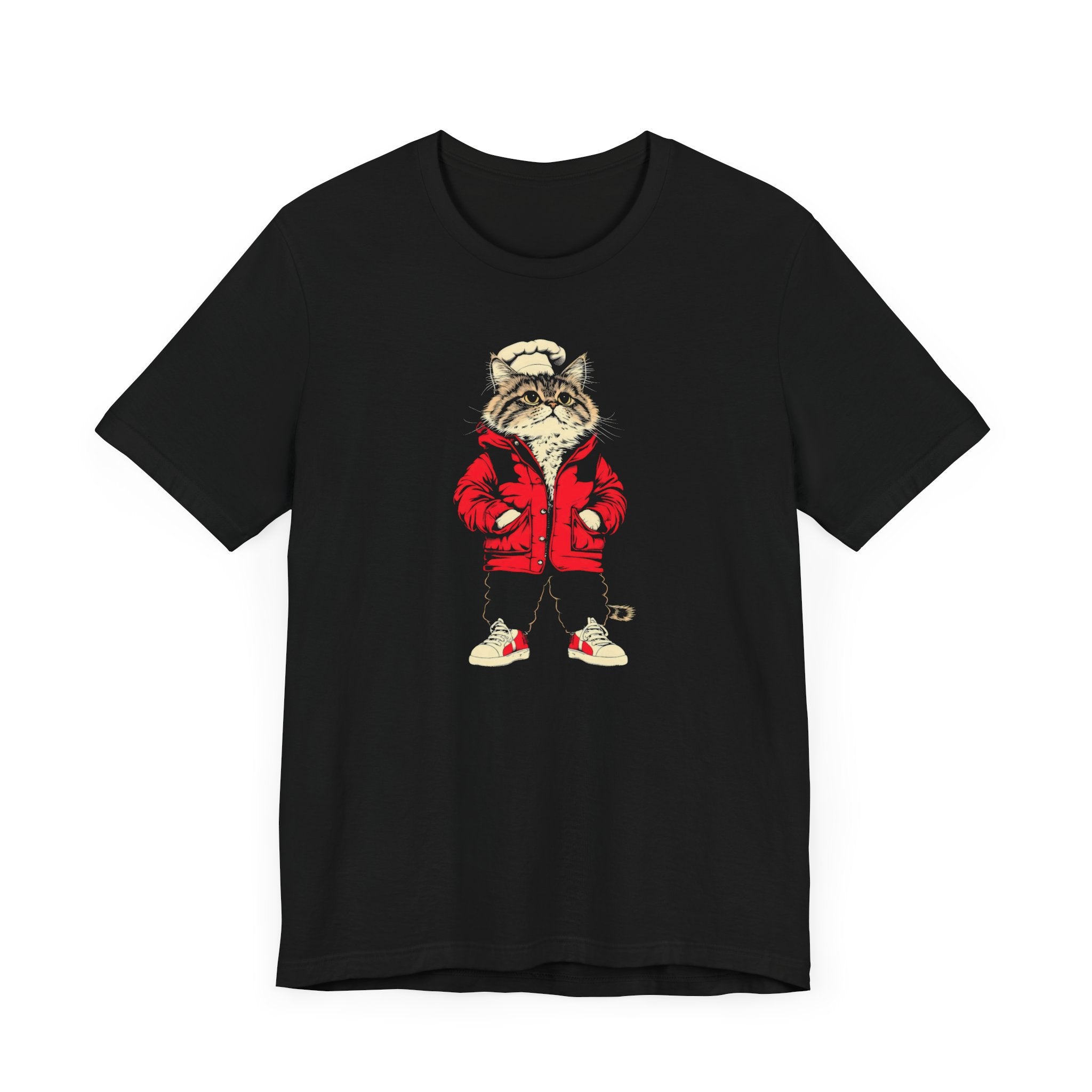 Chef Cat in Red Jacket Graphic Tee