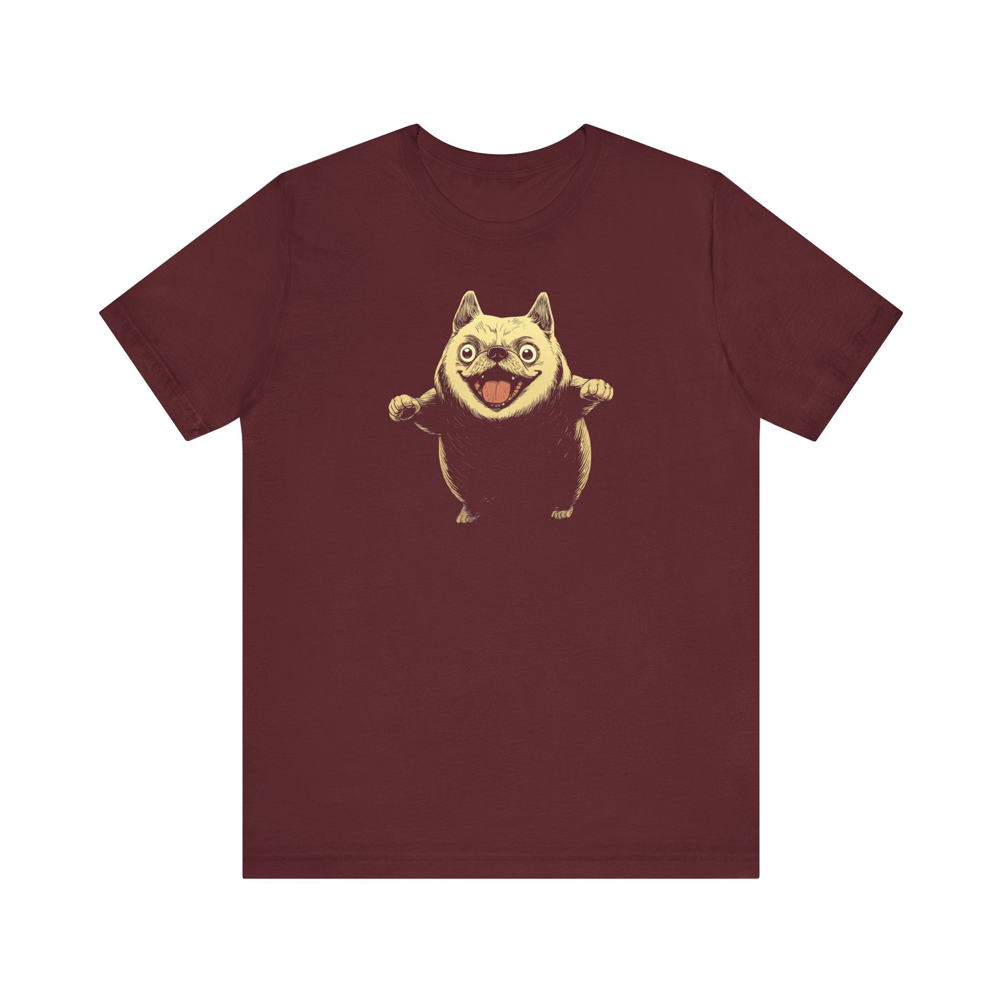 Happy Dog Cartoon T-Shirt